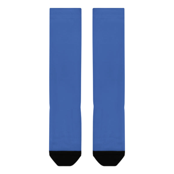 Maßgeschneidertes Himmelblau Himmelblau Kniestrümpfe