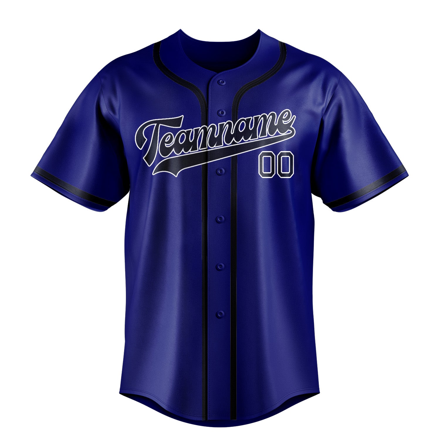 Benutzerdefiniertes Professionelles Himmelblau Stahlblau Baseballtrikot