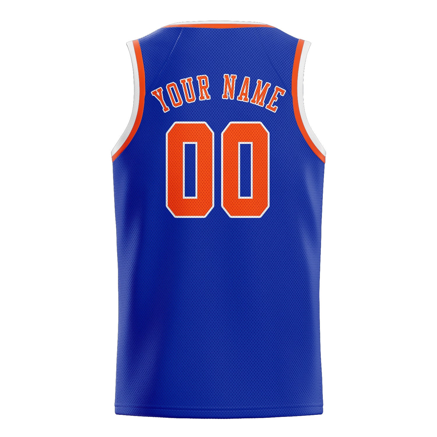 Benutzerdefiniertes Professionelles Himmelblau Orangerot Basketballtrikot