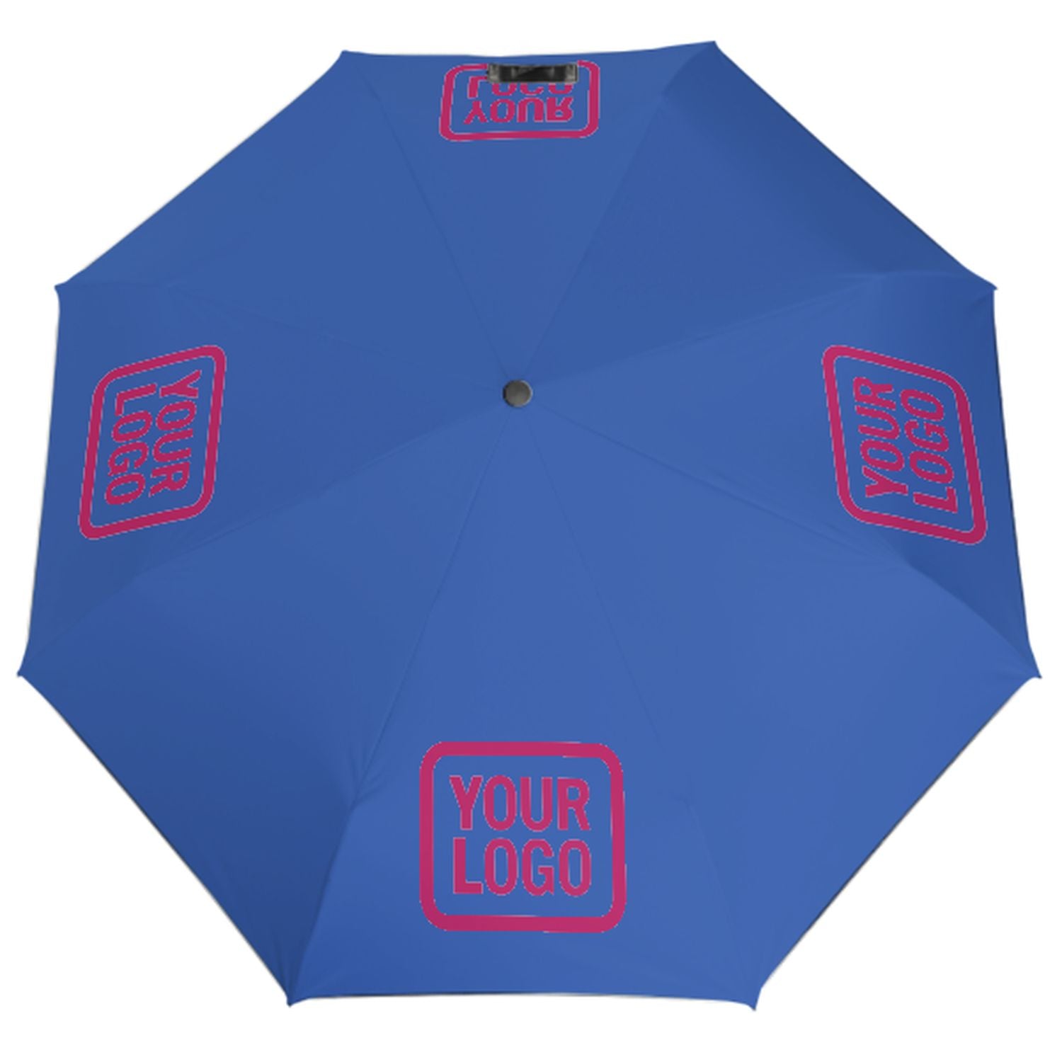Maßgeschneidertes Himmelblau Rosarot Automatik-Regenschirm