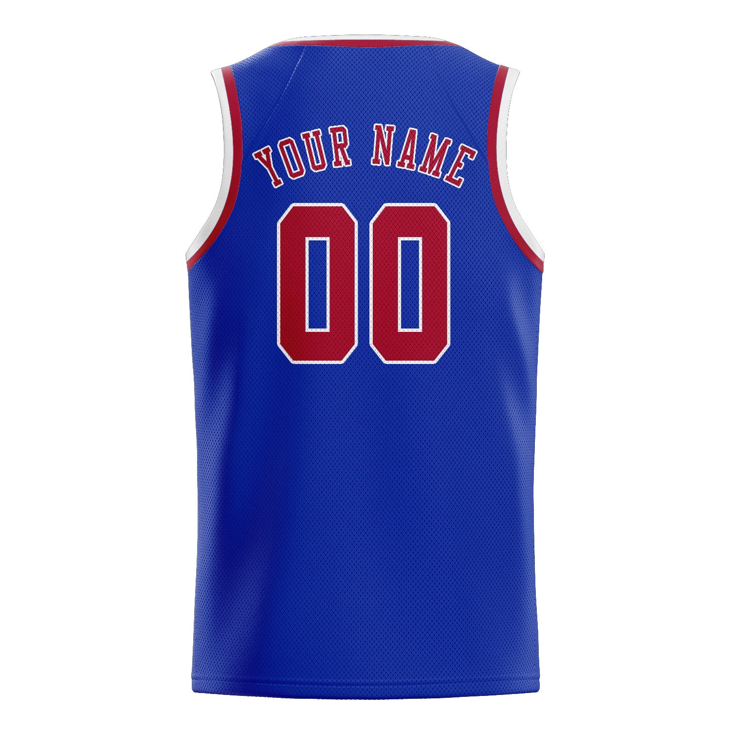 Benutzerdefiniertes Professionelles Himmelblau Rot Basketballtrikot