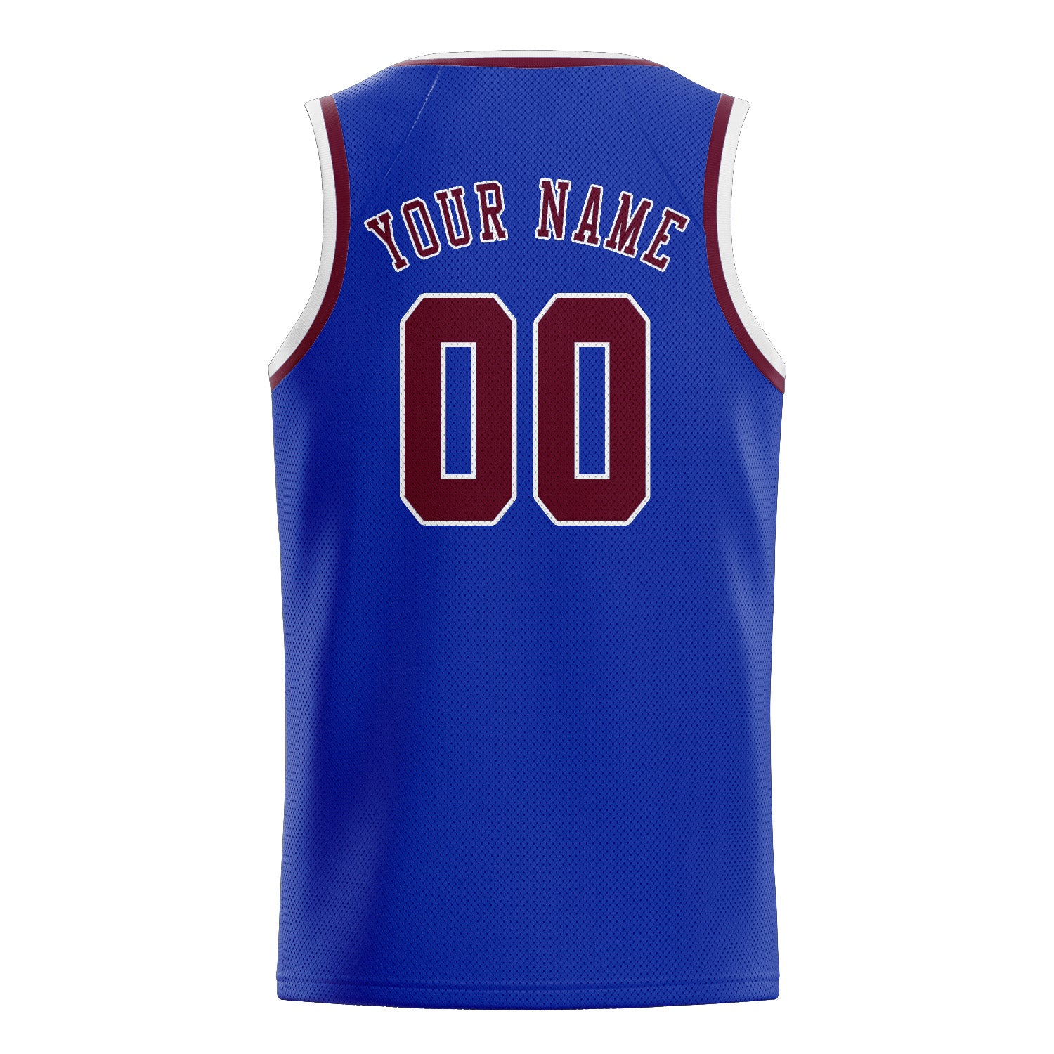 Benutzerdefiniertes Professionelles Himmelblau Karmesinrot Basketballtrikot