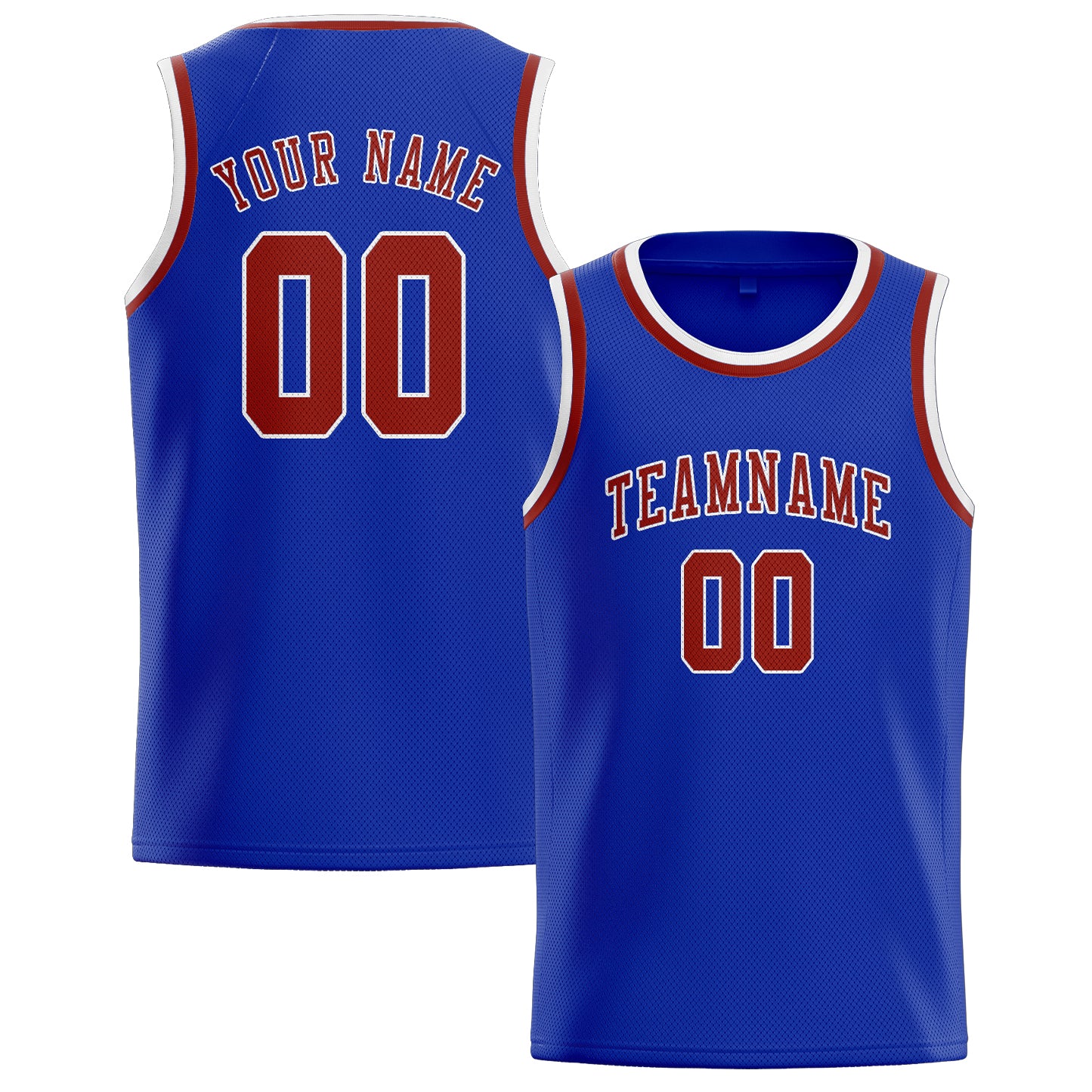 Benutzerdefiniertes Professionelles Himmelblau Korallenrot Basketballtrikot