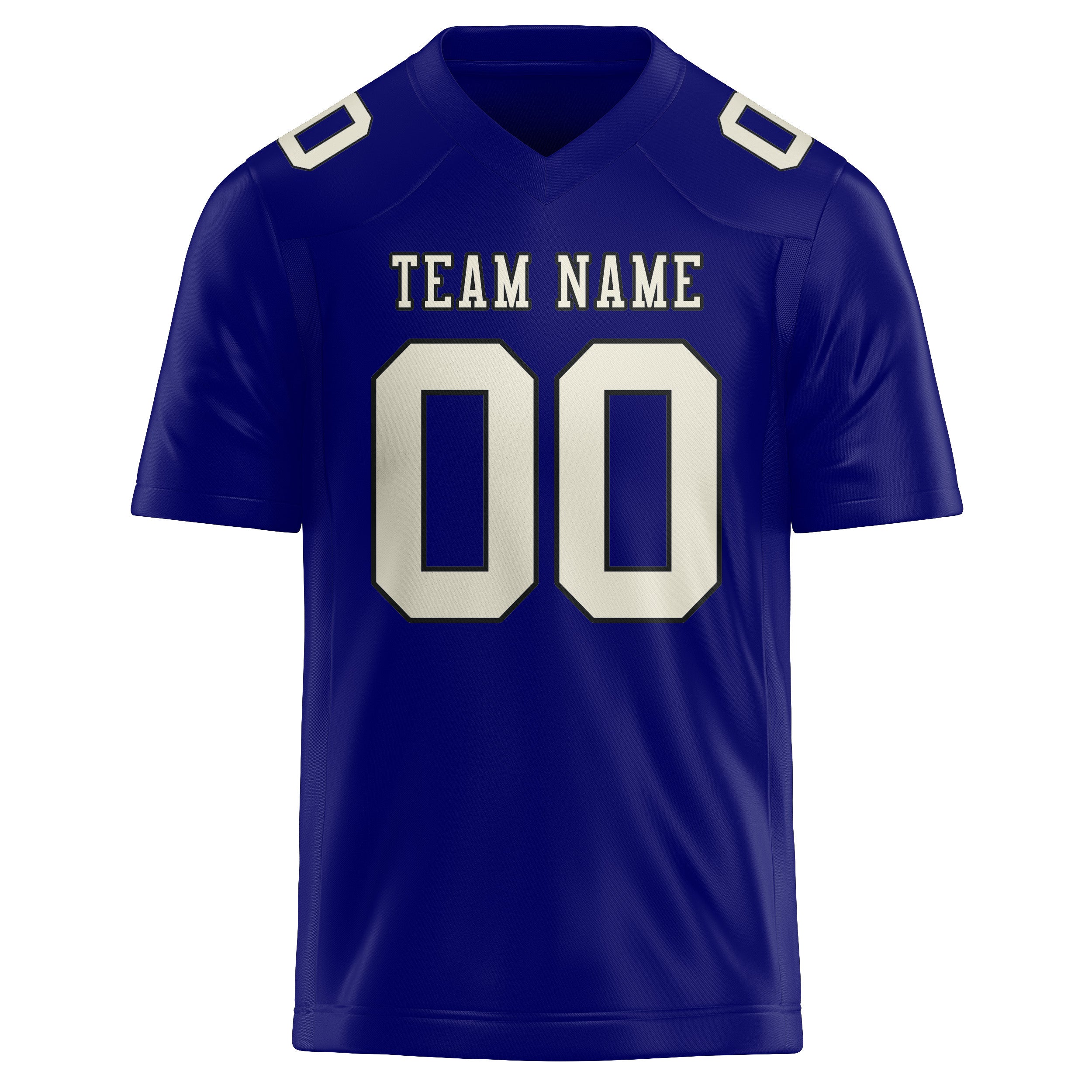 Maglia da rugby professionale personalizzata blu cielo beige