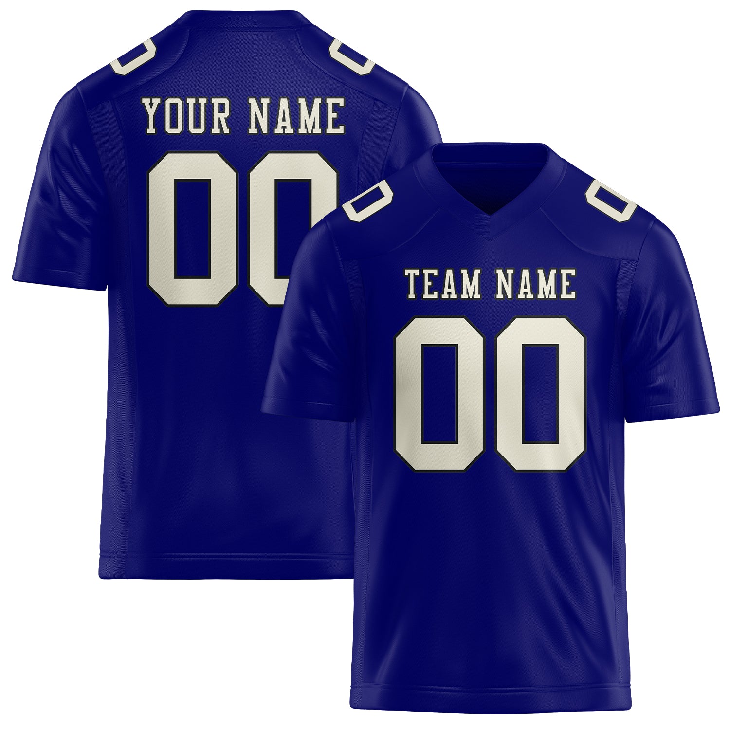 Maglia da rugby professionale personalizzata blu cielo beige