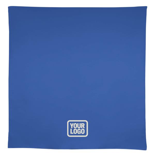 Tovaglia quadrata nera blu cielo personalizzata