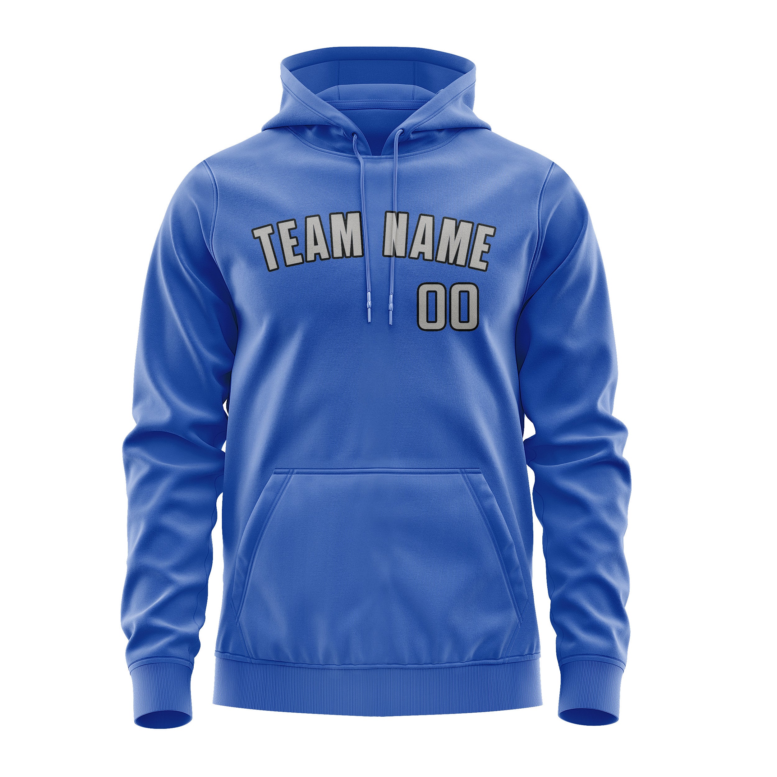 Krejčí -Made Sky Blue Grey Hoodie