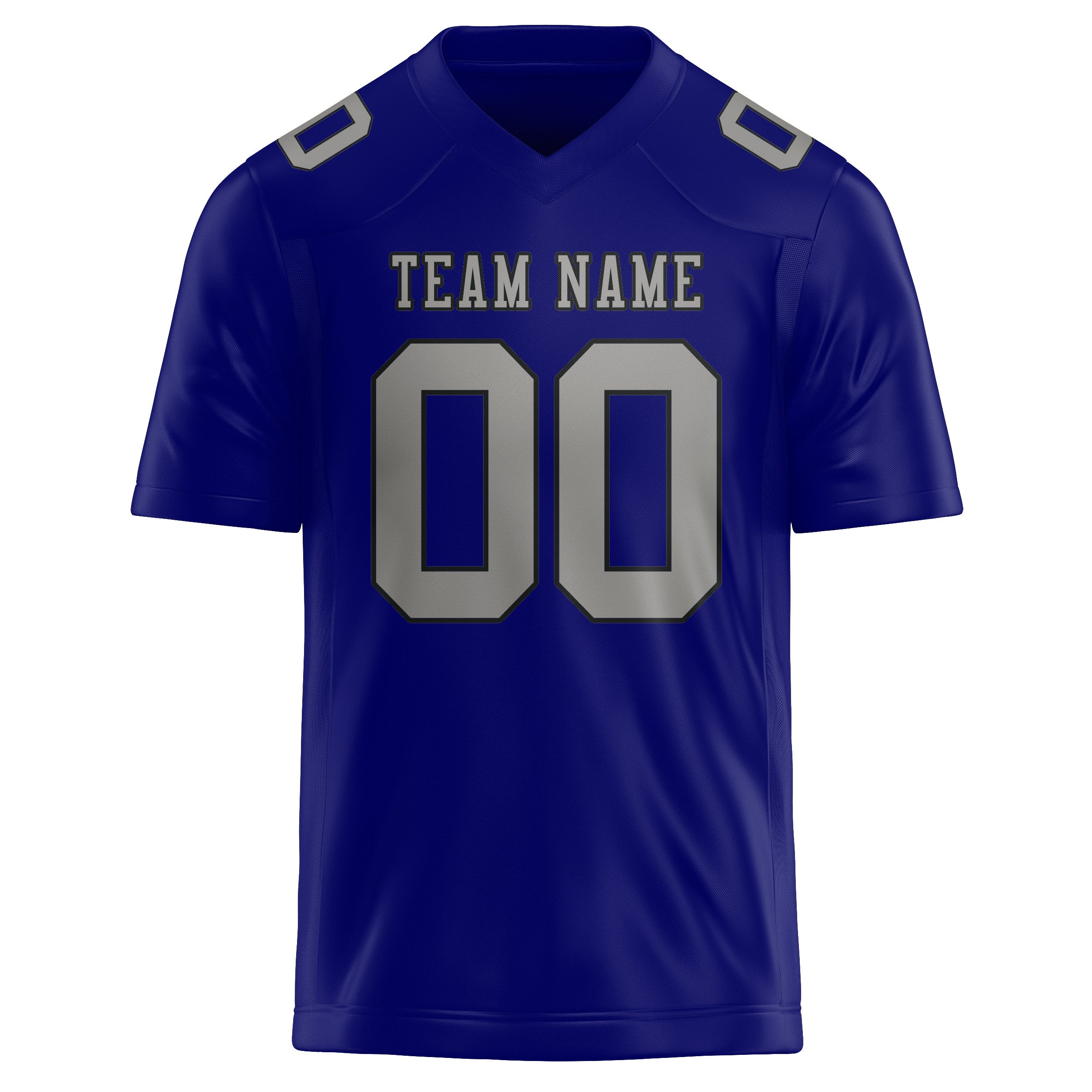 Maglia da rugby professionale personalizzata blu cielo grigia