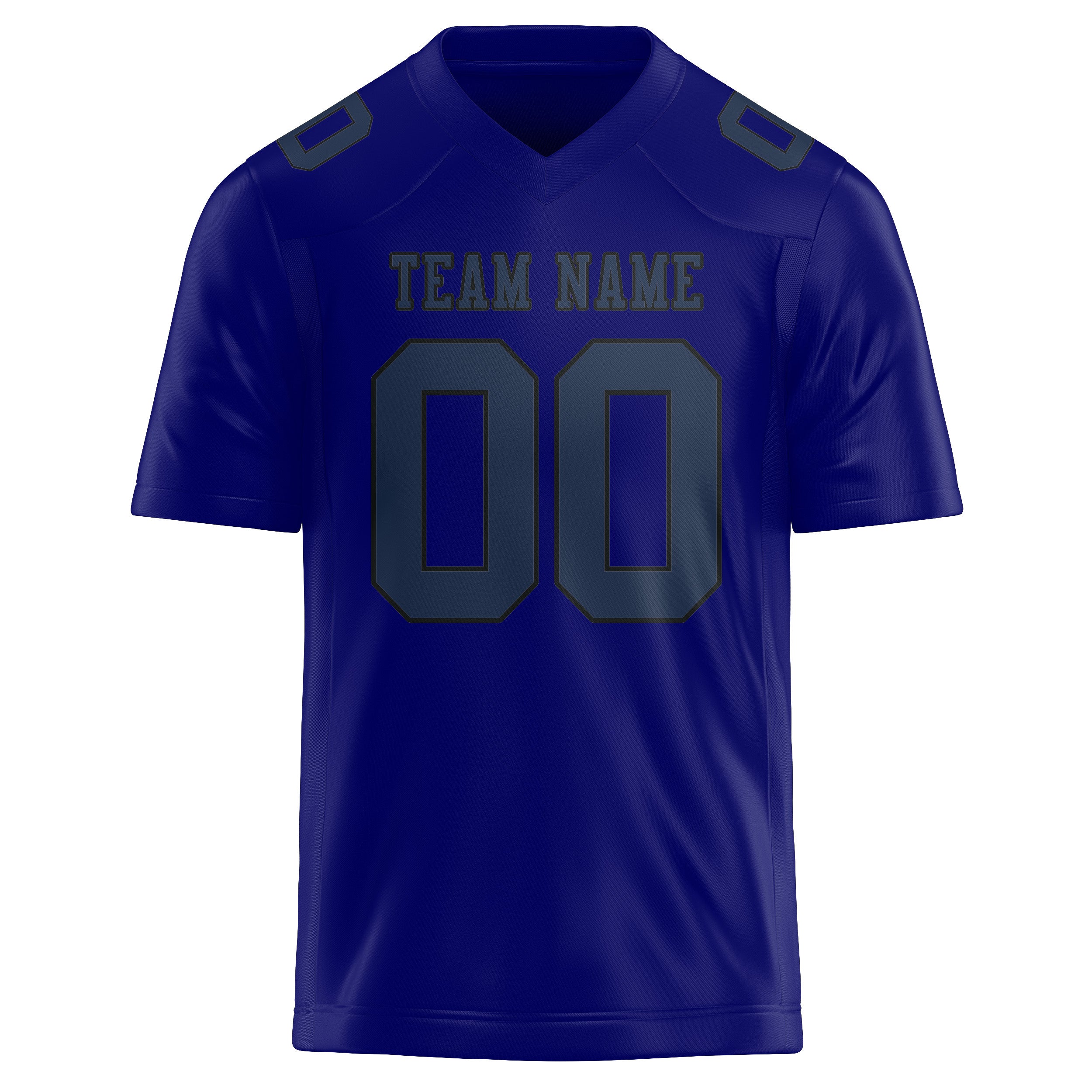 Maglia da rugby blu navy professionale personalizzata