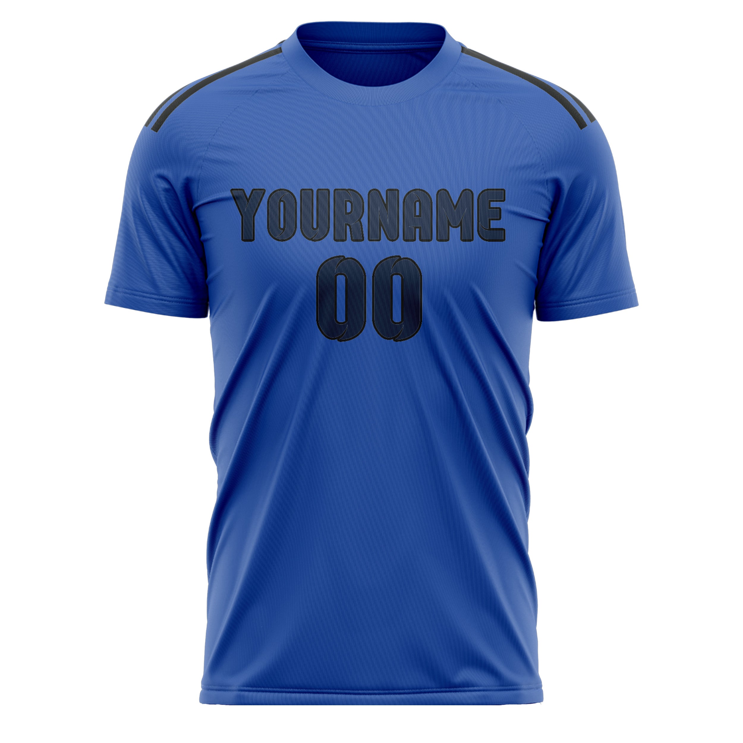 Benutzerdefiniertes Professionelles Himmelblau Marineblau Fußballtrikot