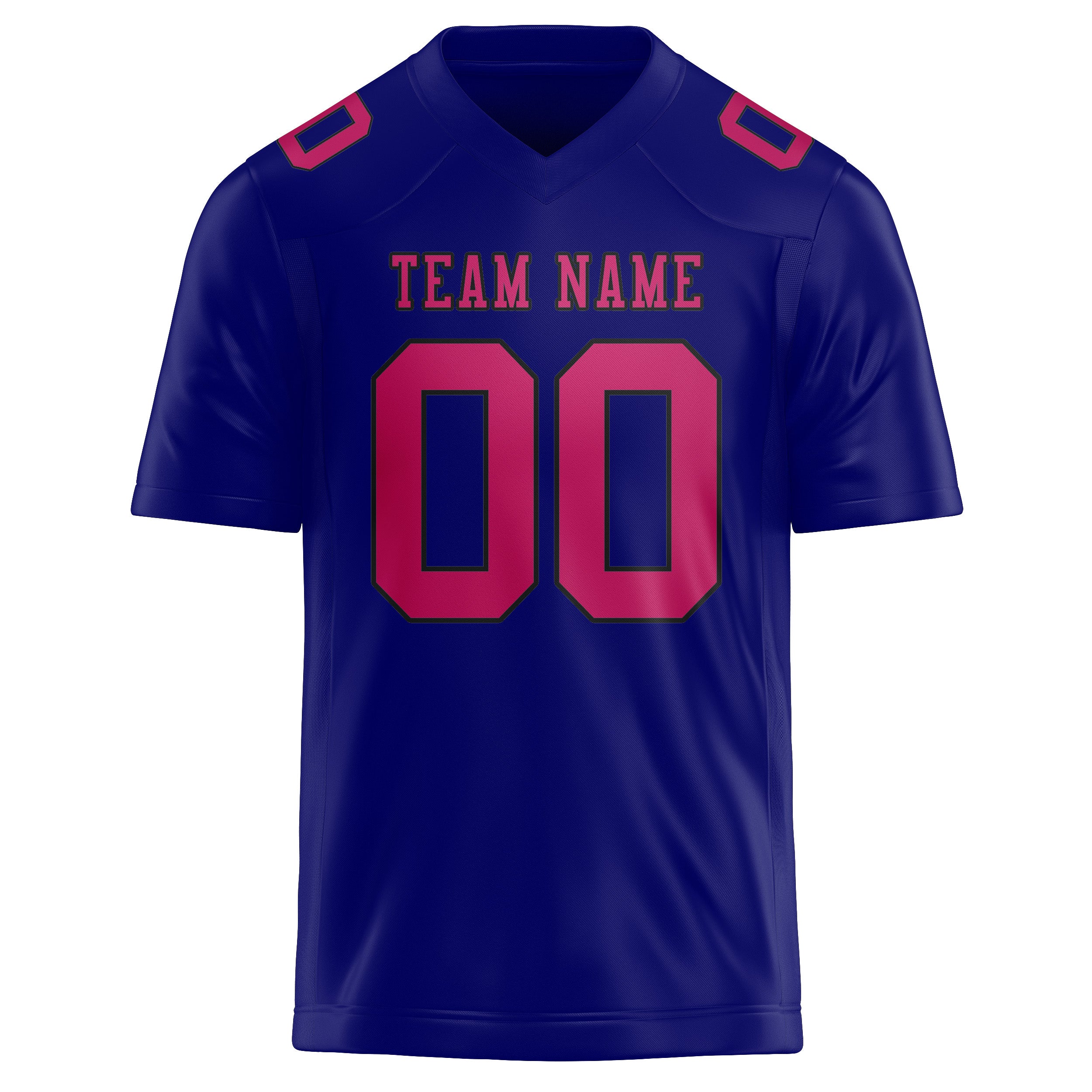 Maglia da rugby professionale personalizzata blu cielo rosa rossa
