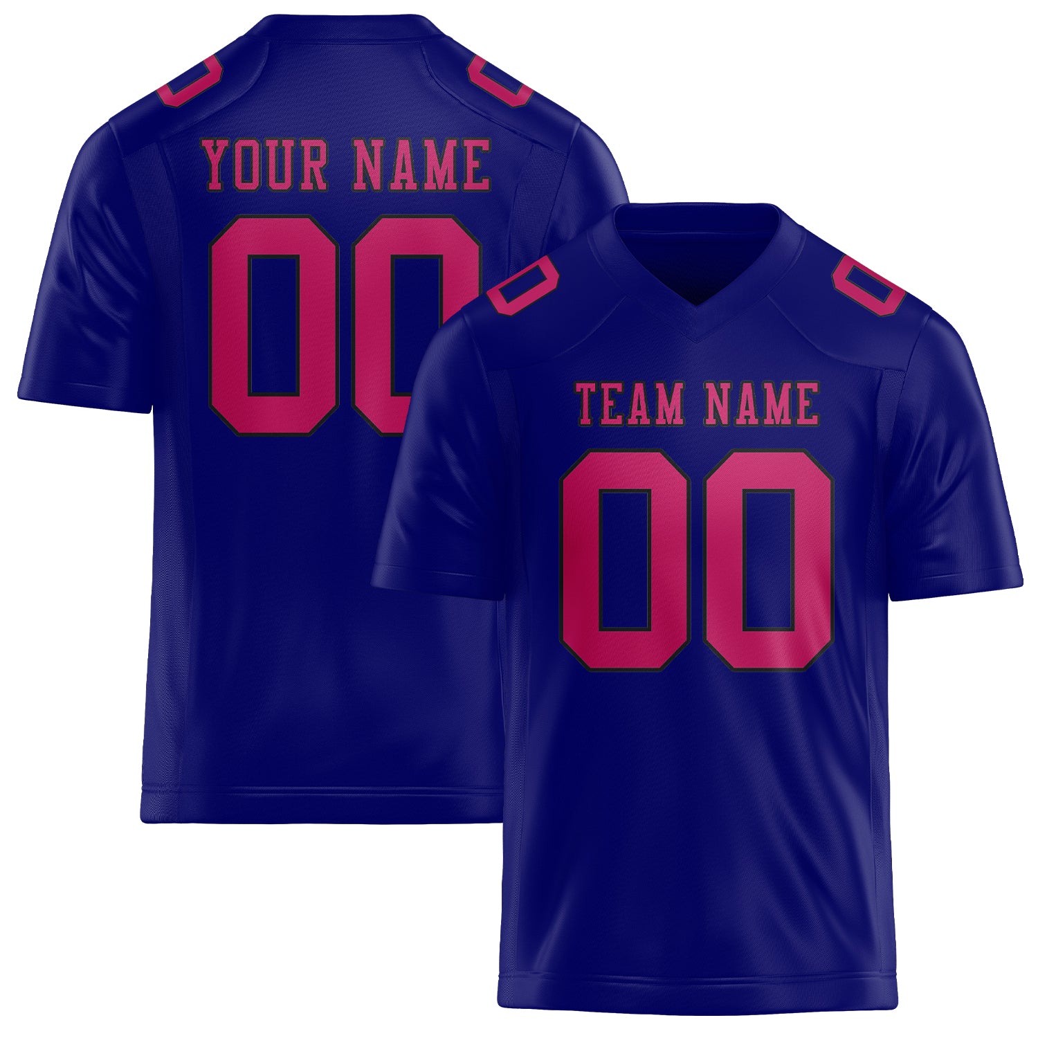 Maglia da rugby professionale personalizzata blu cielo rosa rossa