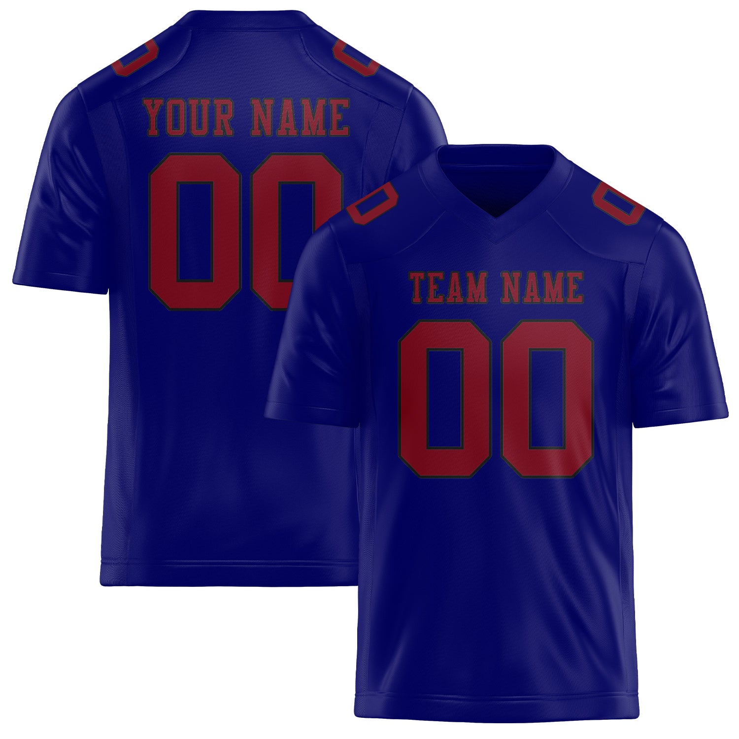 Maglia da rugby professionale personalizzata blu cielo cremisi