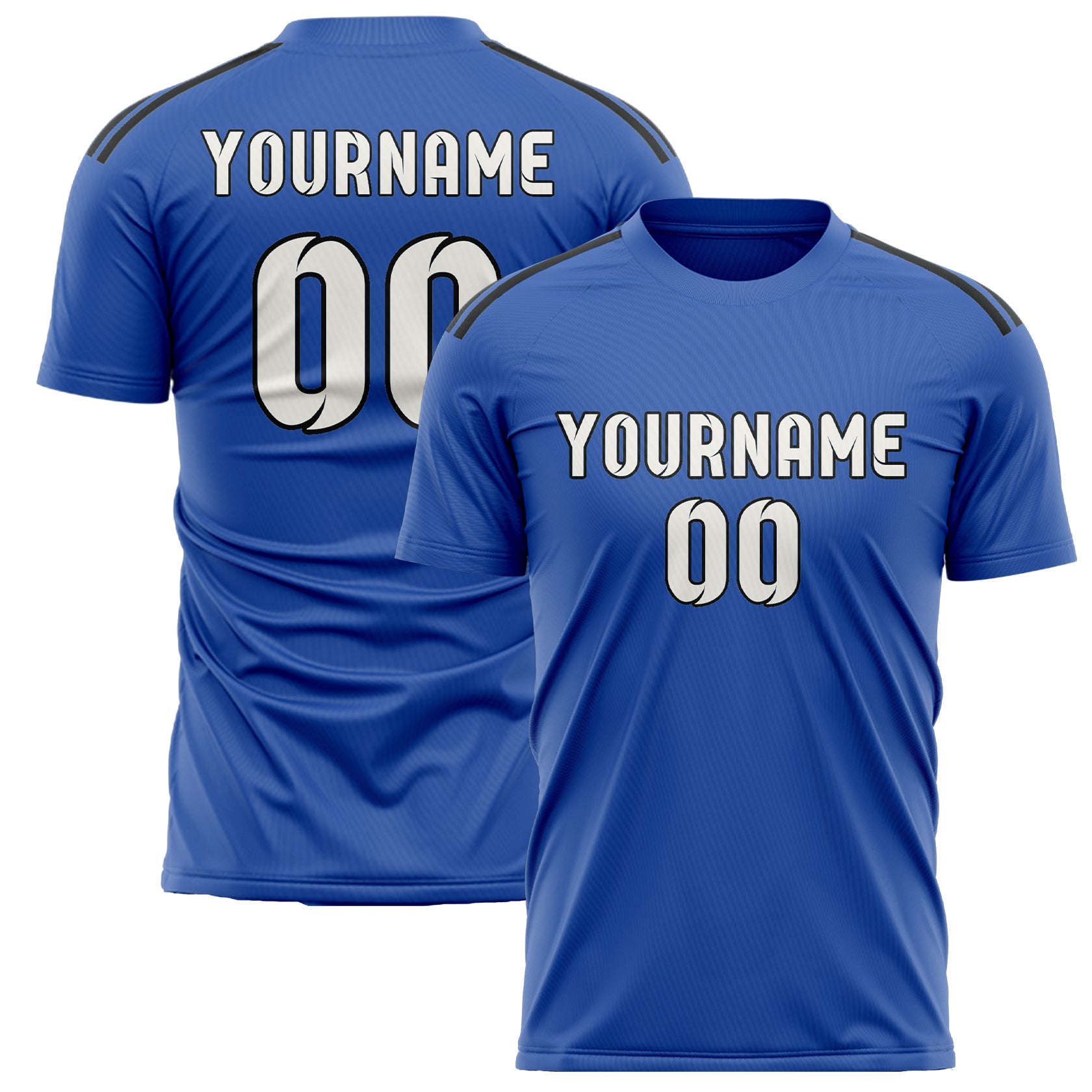 Benutzerdefiniertes Professionelles Himmelblau Weiß Fußballtrikot