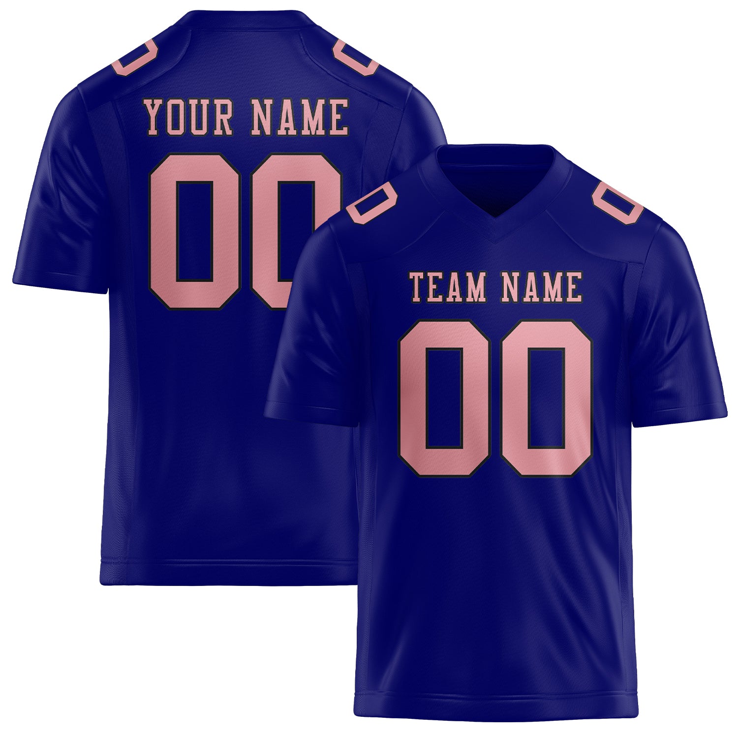 Maglia da rugby professionale personalizzata blu cielo e rosa
