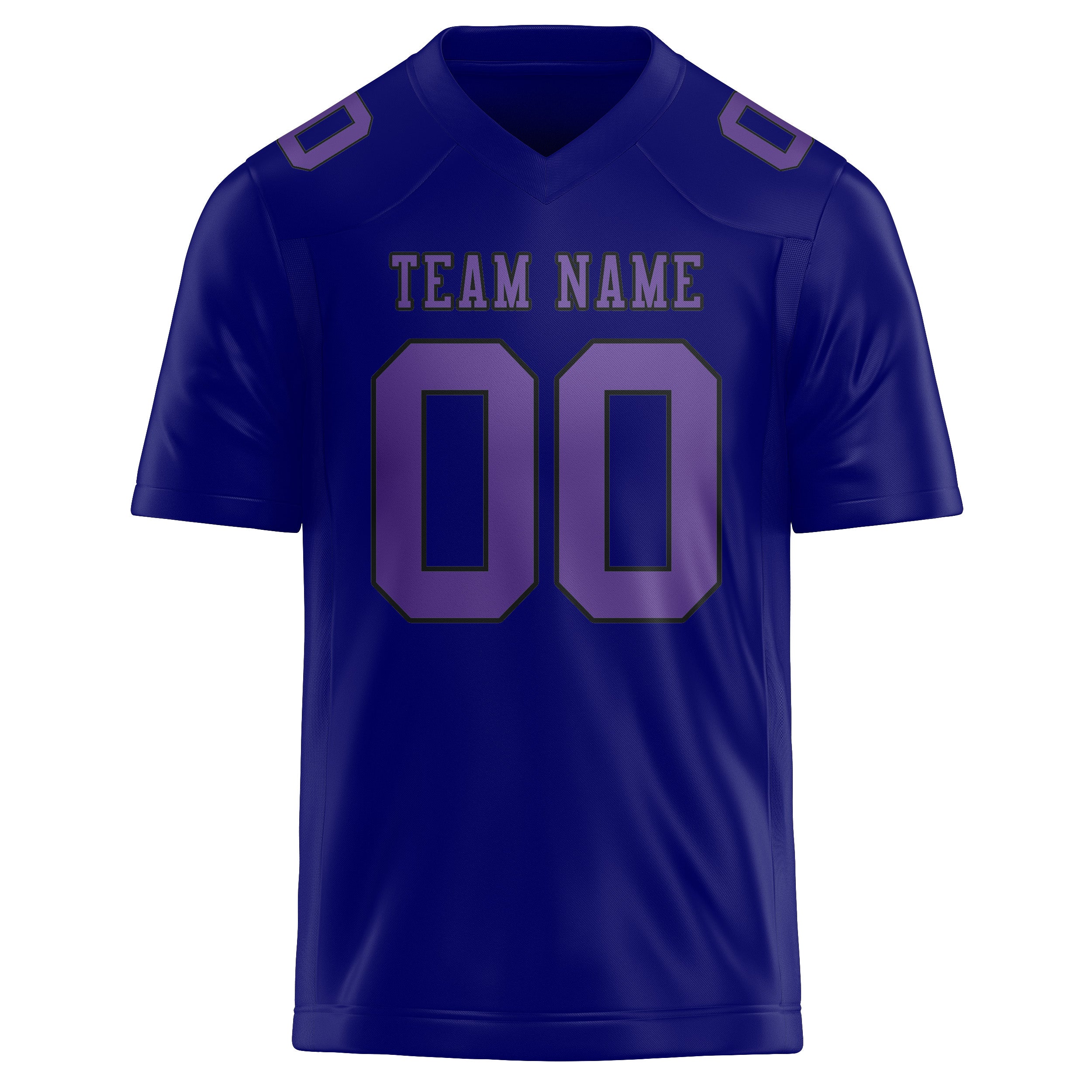 Maglia da rugby professionale personalizzata color lavanda e blu cielo