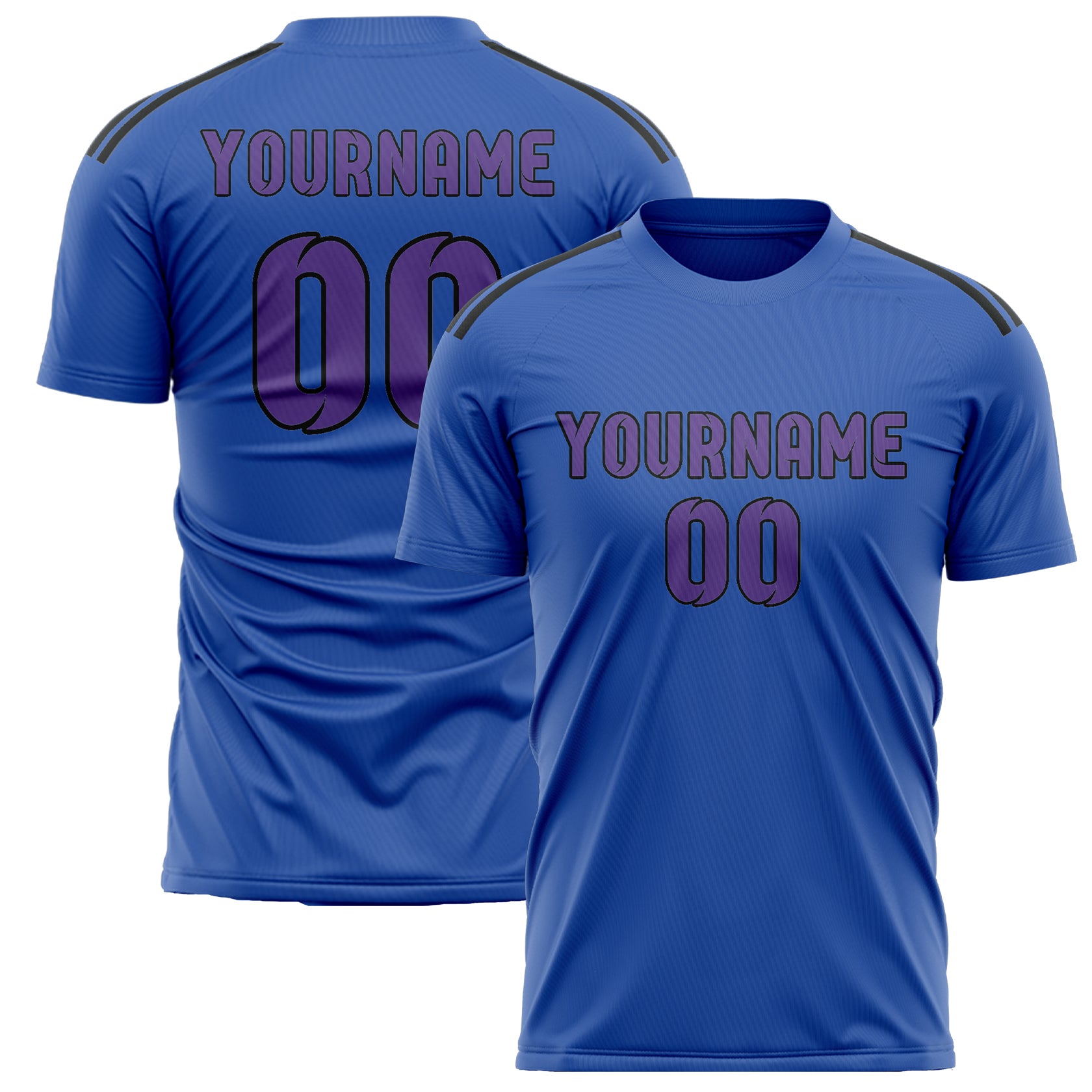 Benutzerdefiniertes Professionelles Himmelblau Lavendel Fußballtrikot