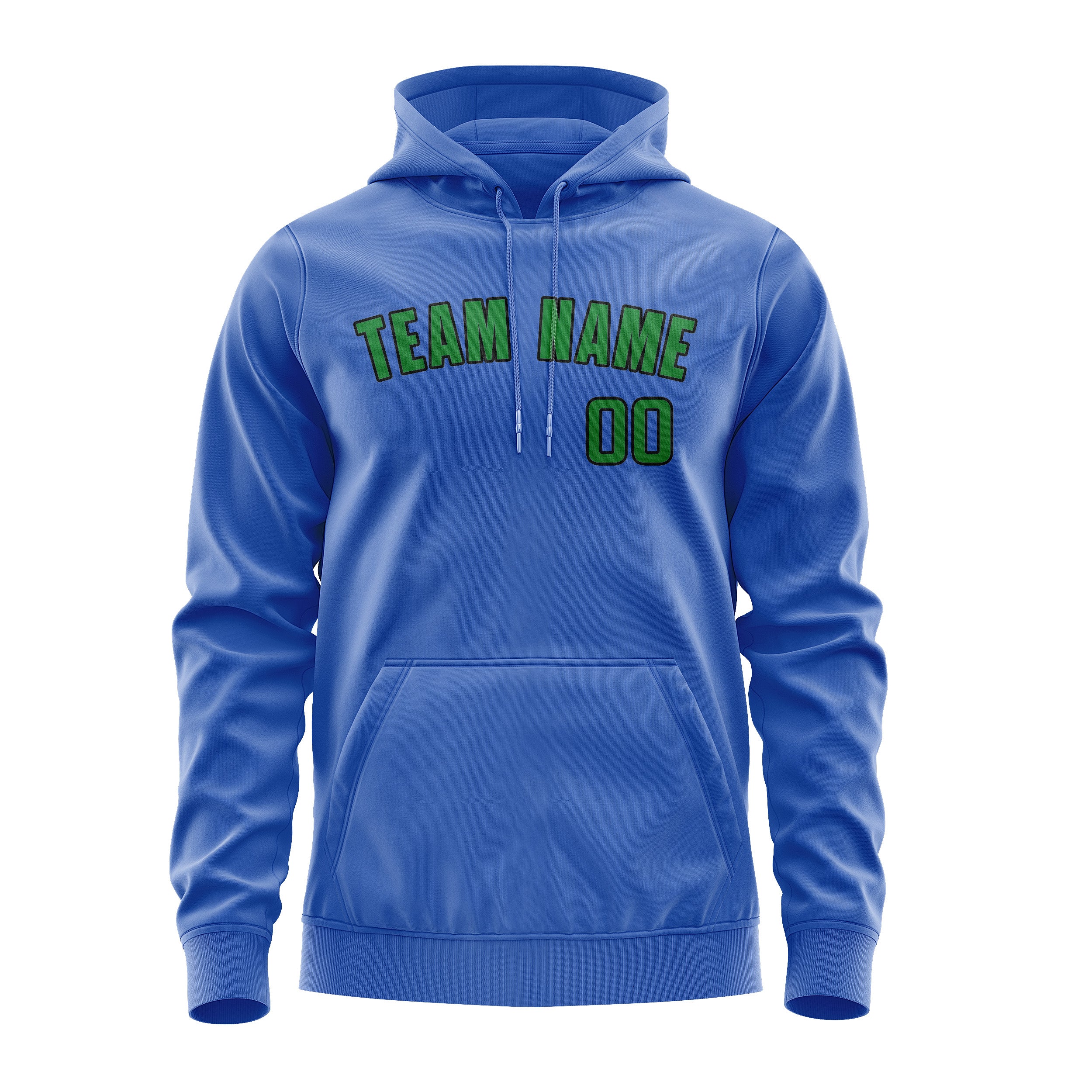 Krejčí -Made Sky Blue Emerald Green Hoodie
