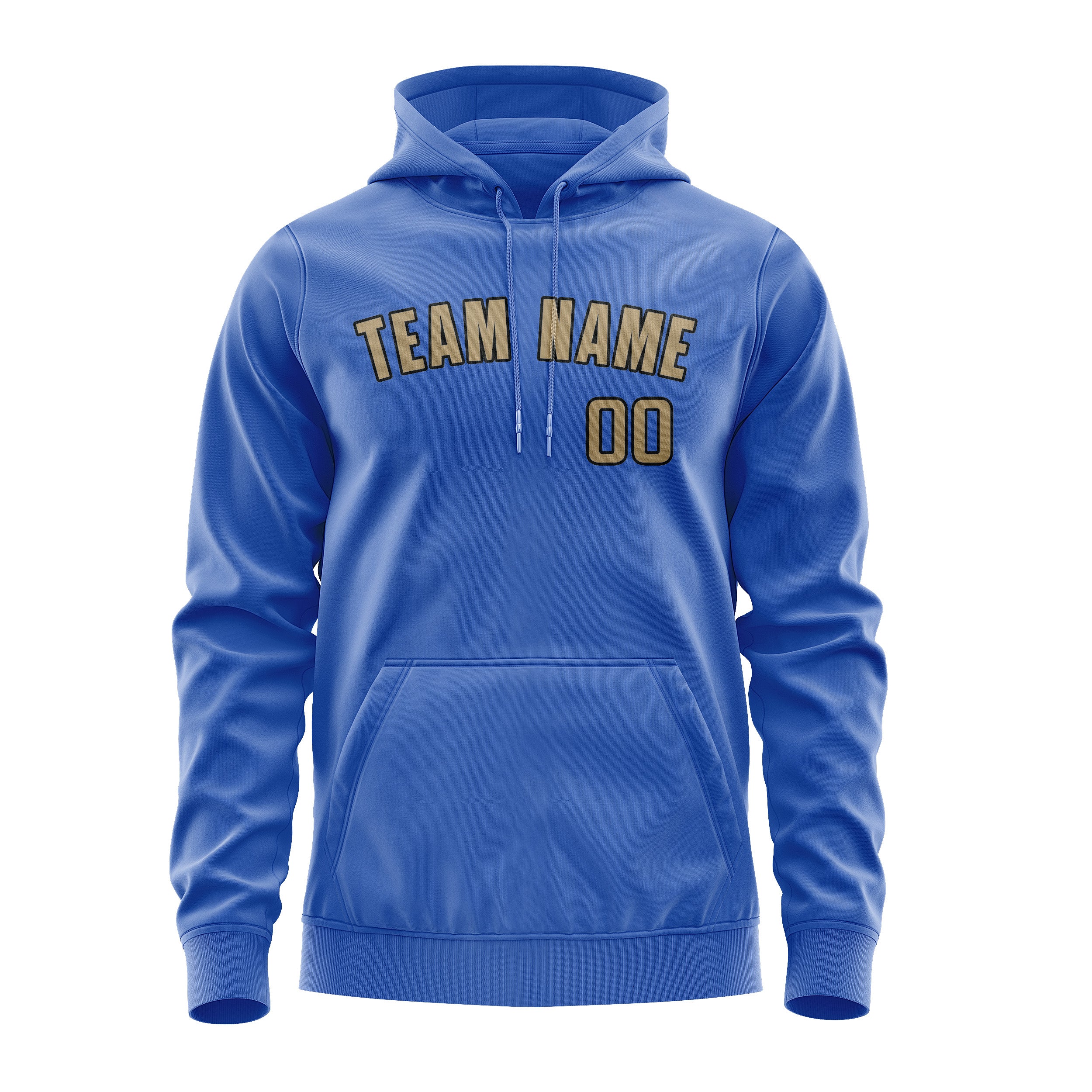 Krejčí -vyrobená obloha Blue Hellkhaki Hoodie