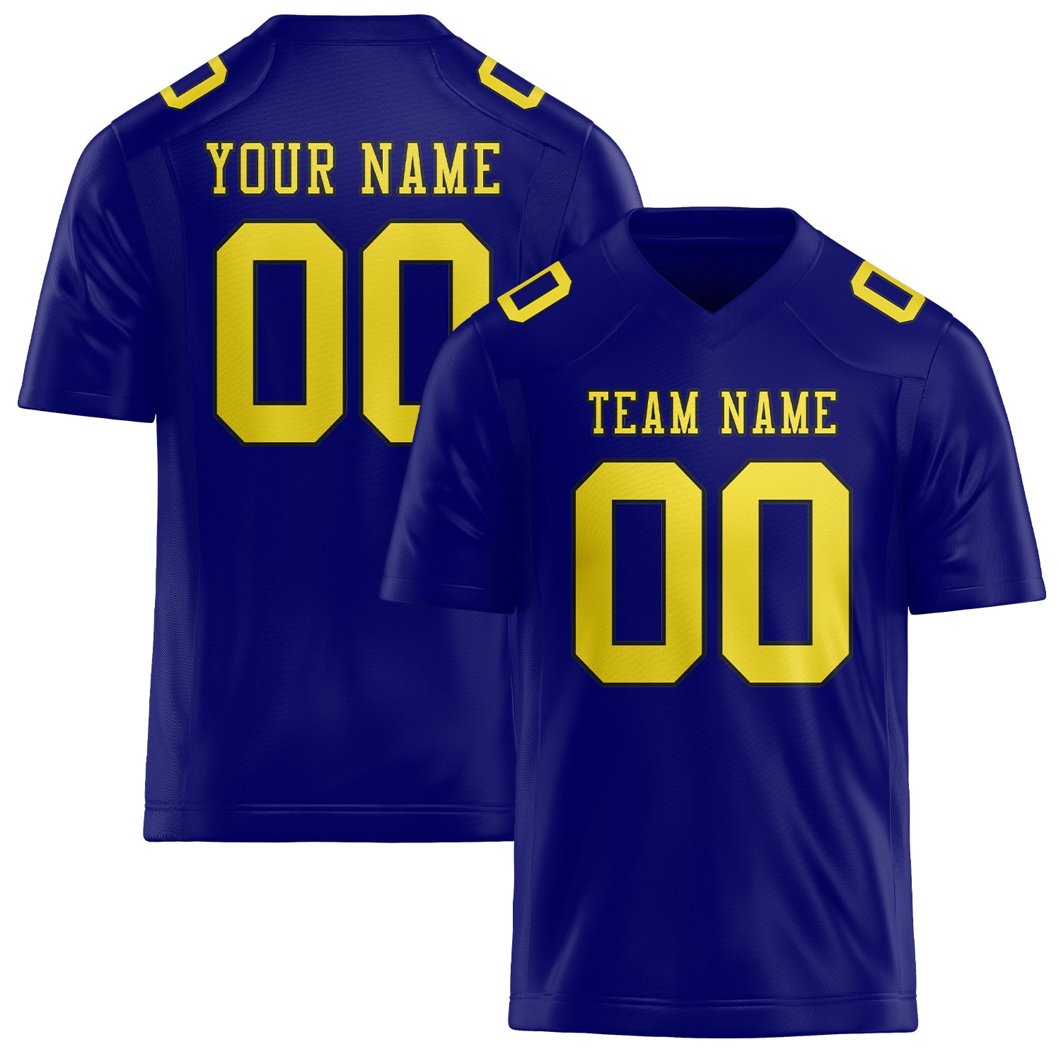 Maglia da rugby professionale personalizzata blu cielo giallo pallido