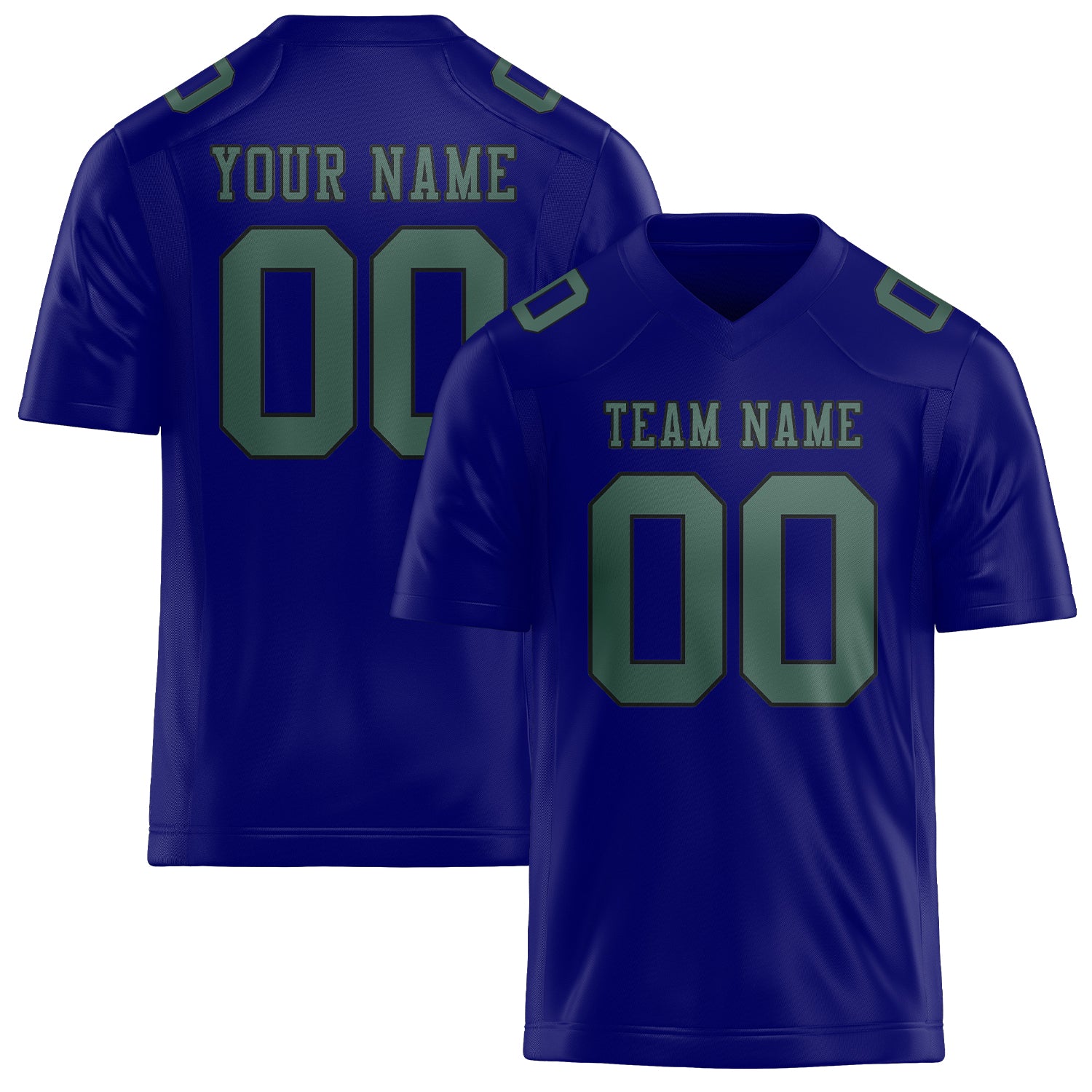 Maglia da rugby professionale personalizzata blu cielo e verde acqua