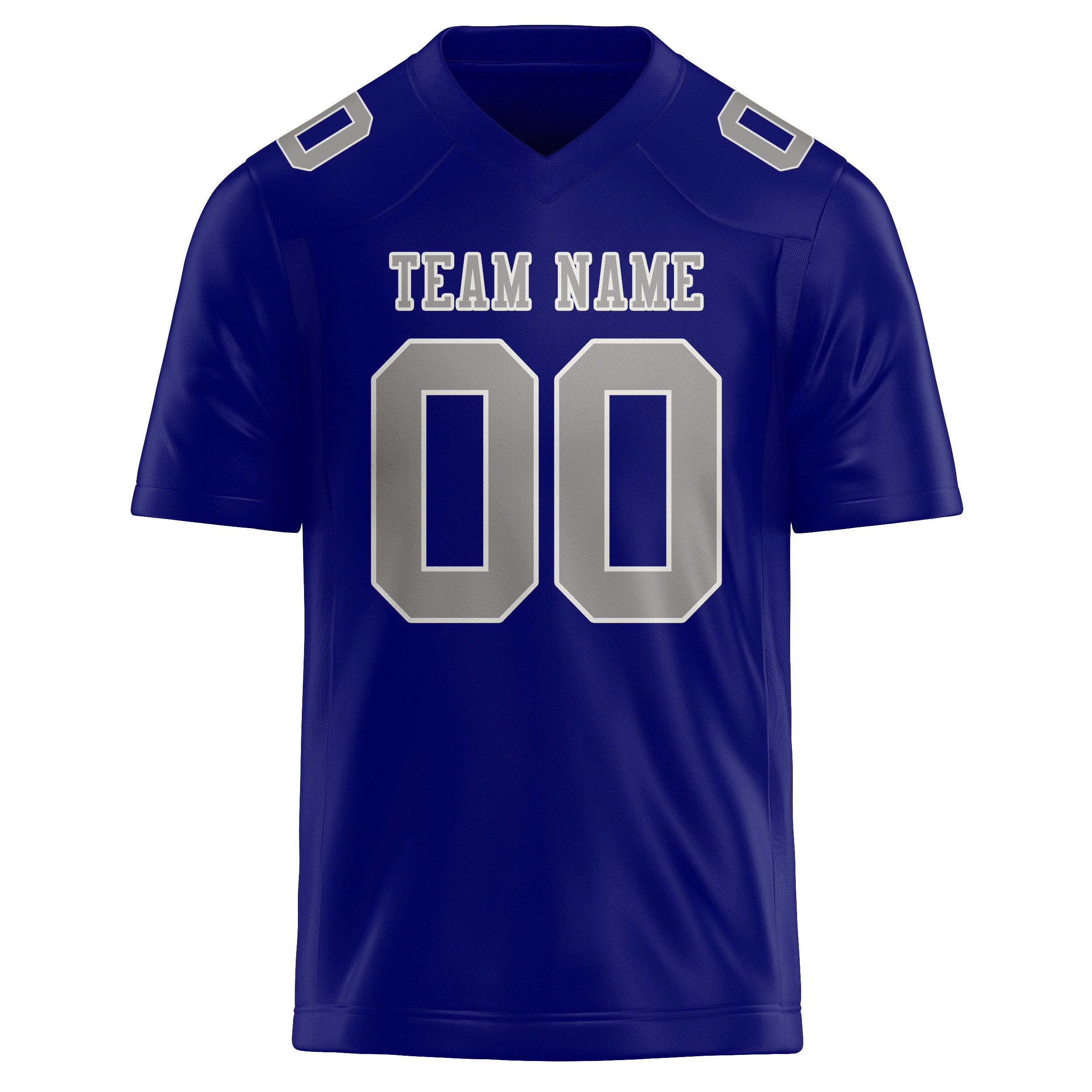 Maglia da rugby professionale personalizzata blu cielo grigia