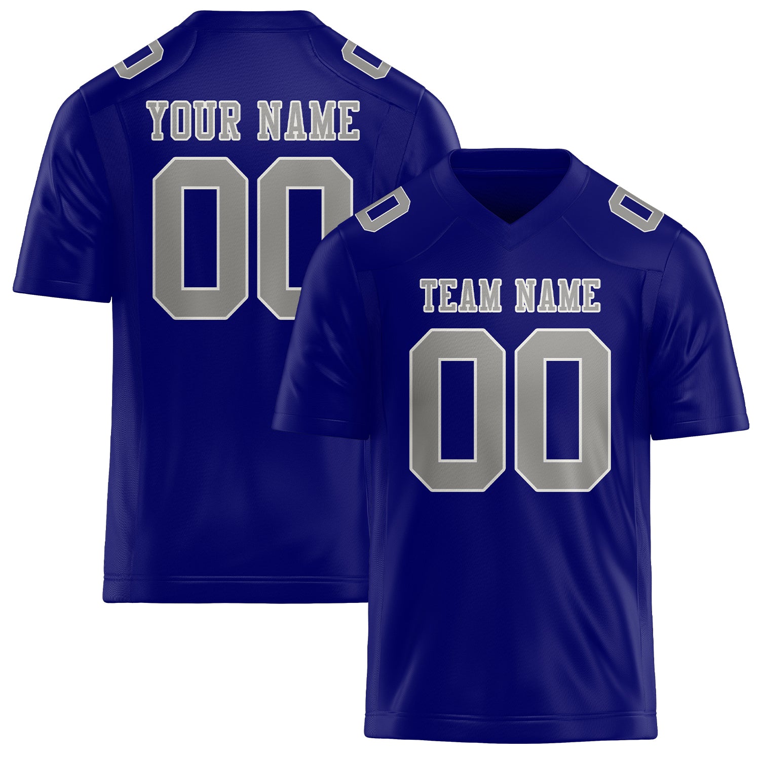 Maglia da rugby professionale personalizzata blu cielo grigia