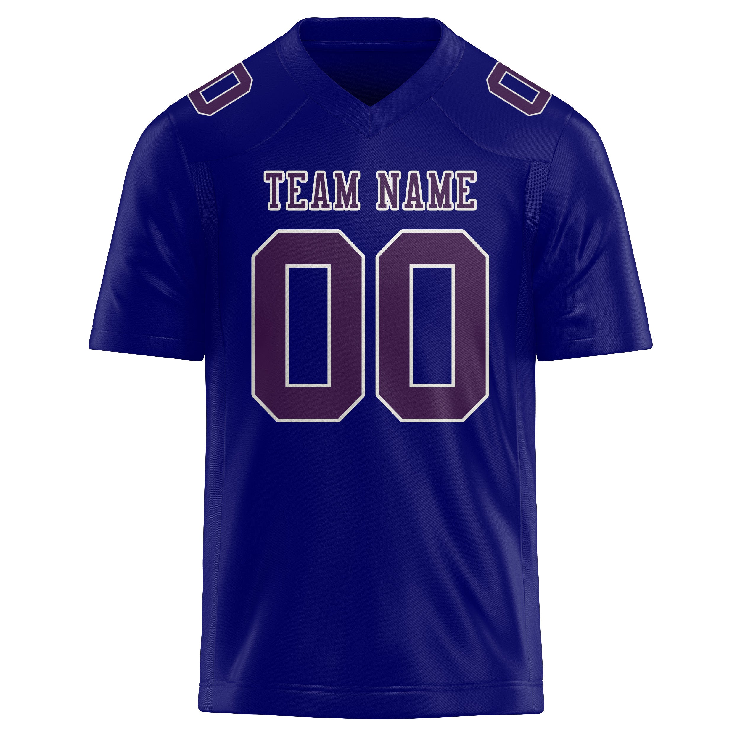 Maglia da rugby professionale personalizzata blu cielo viola