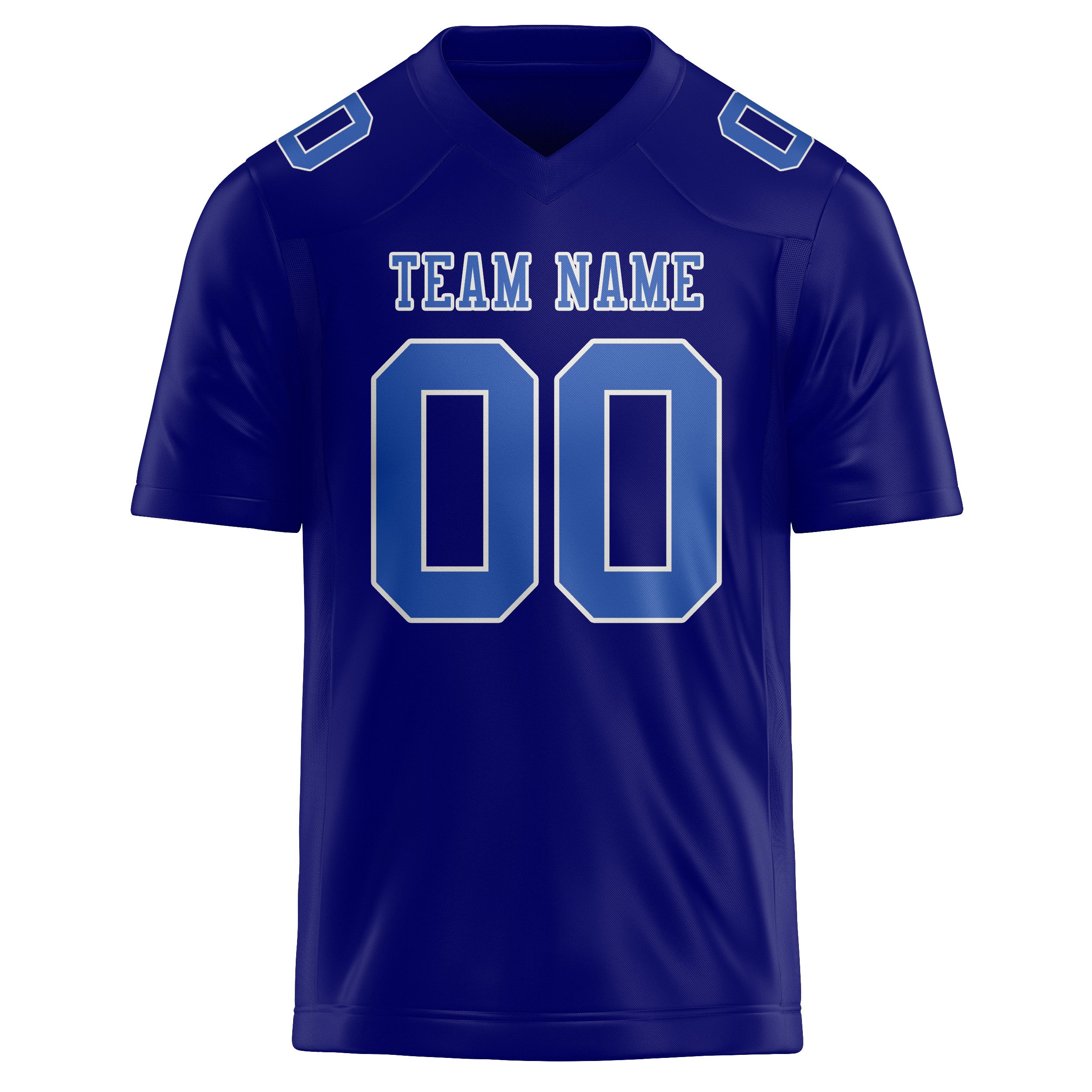 Maglia da rugby professionale personalizzata Sky Blue Sky Blue