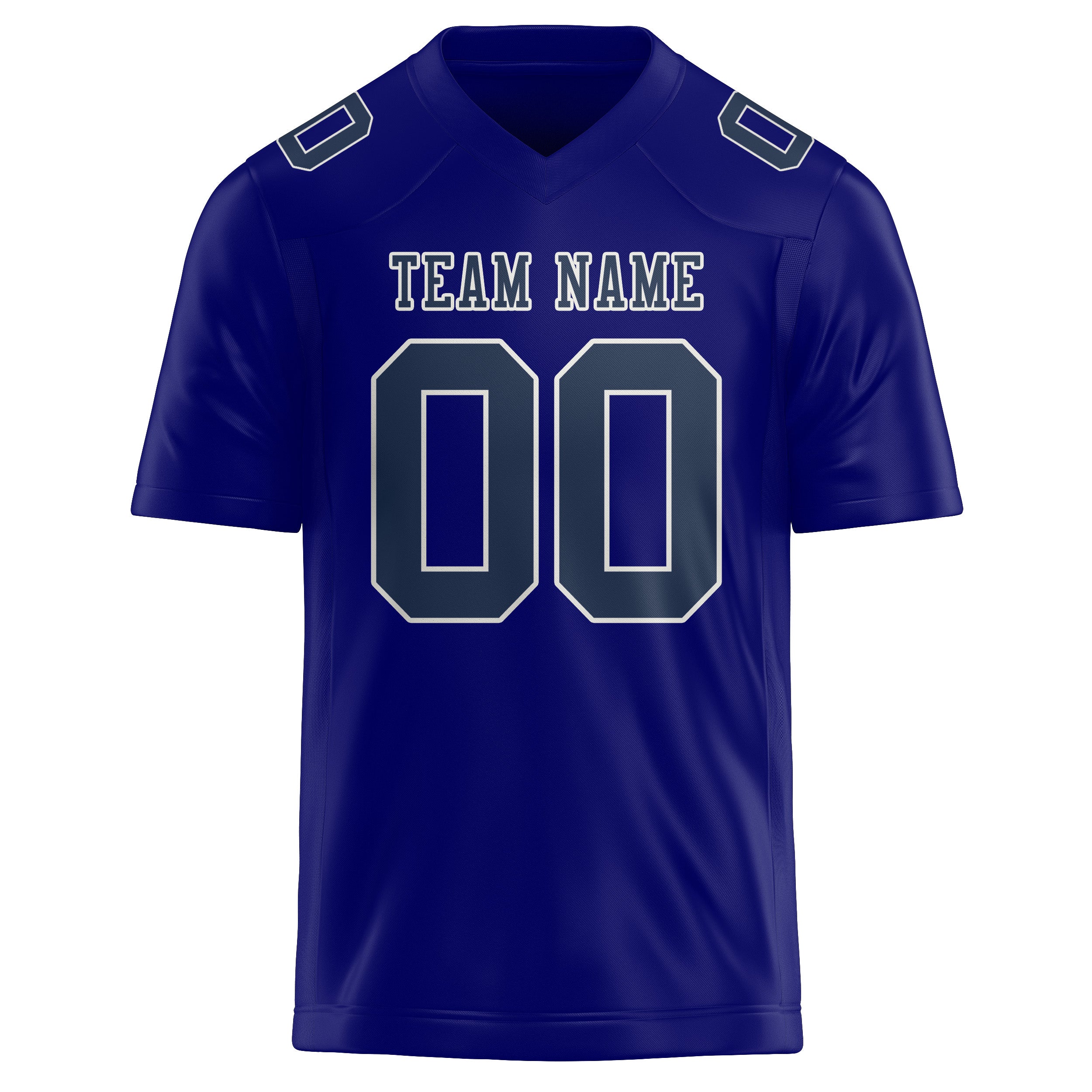 Maglia da rugby blu navy professionale personalizzata