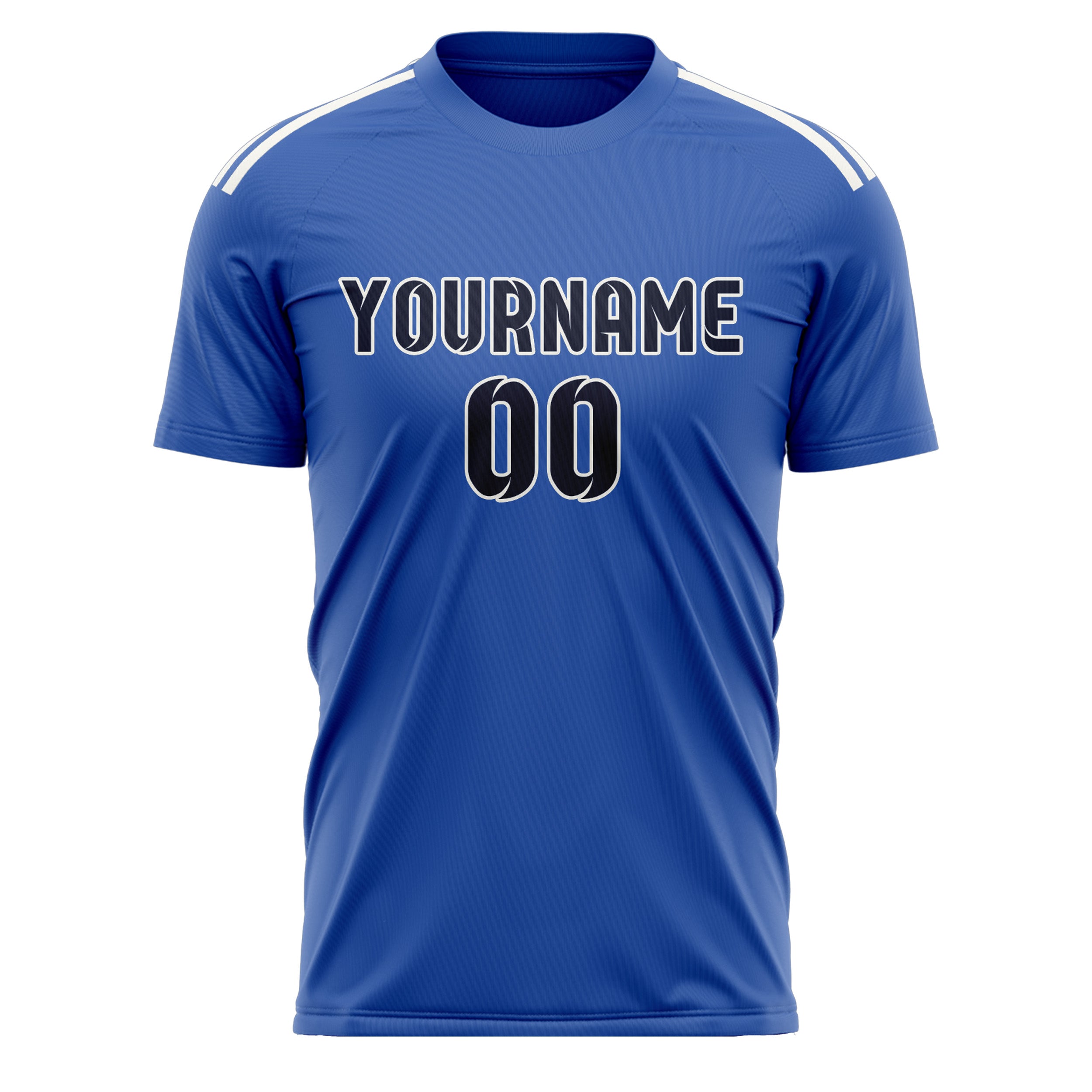 Benutzerdefiniertes Professionelles Himmelblau Stahlblau Fußballtrikot