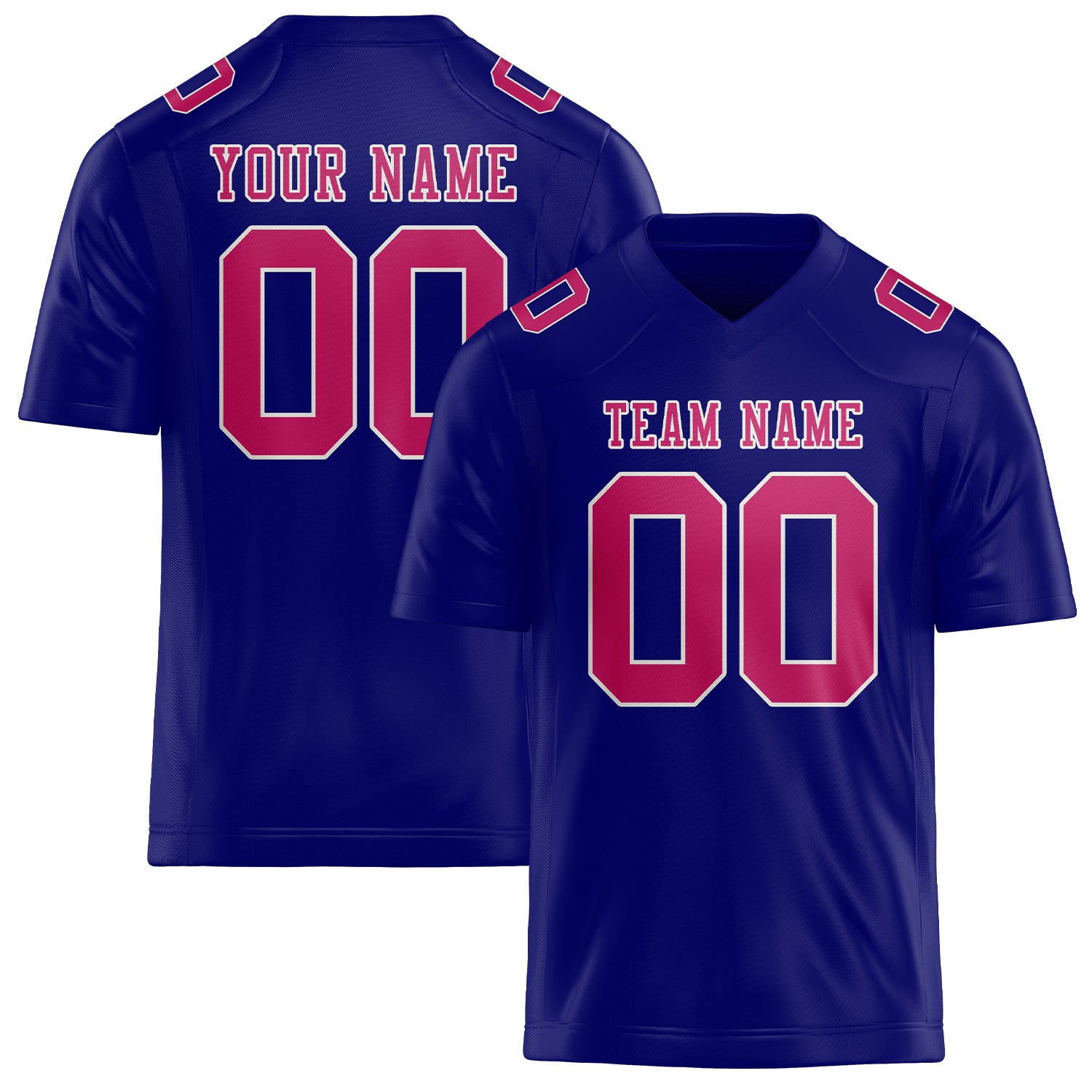 Maglia da rugby professionale personalizzata blu cielo rosa rossa