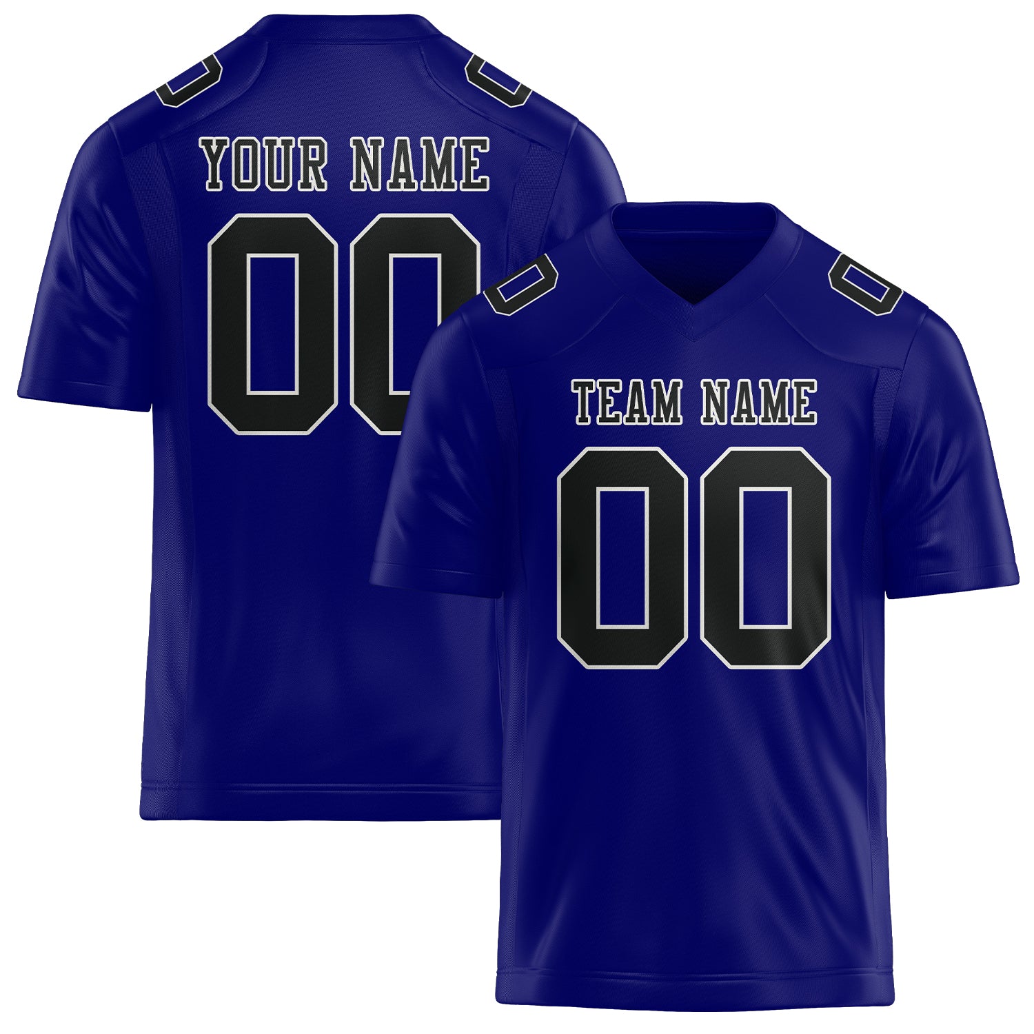 Maglia da rugby professionale personalizzata blu cielo nera