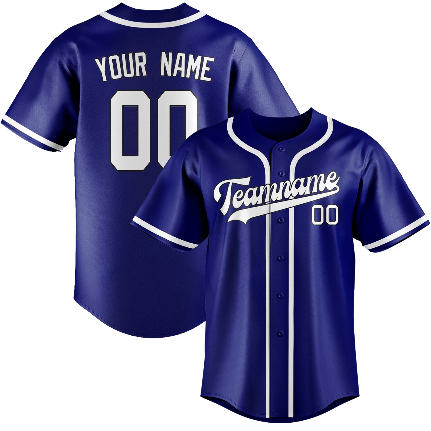 Benutzerdefiniertes Professionelles Himmelblau Weiß Baseballtrikot