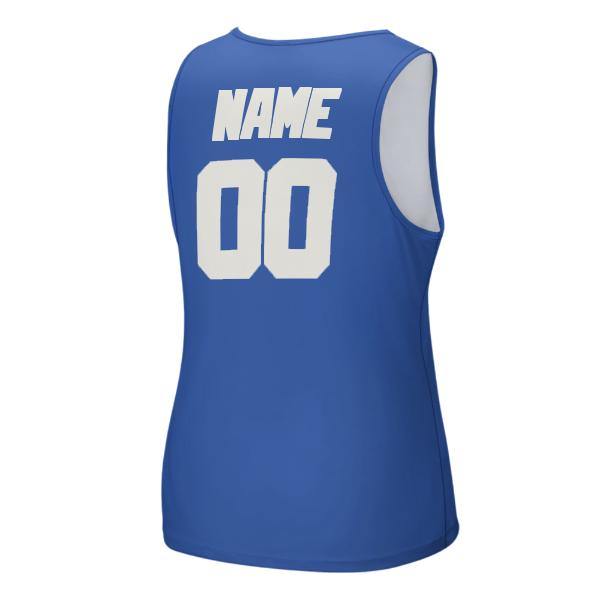 Maßgeschneidertes Himmelblau Weiß Herren Tanktop