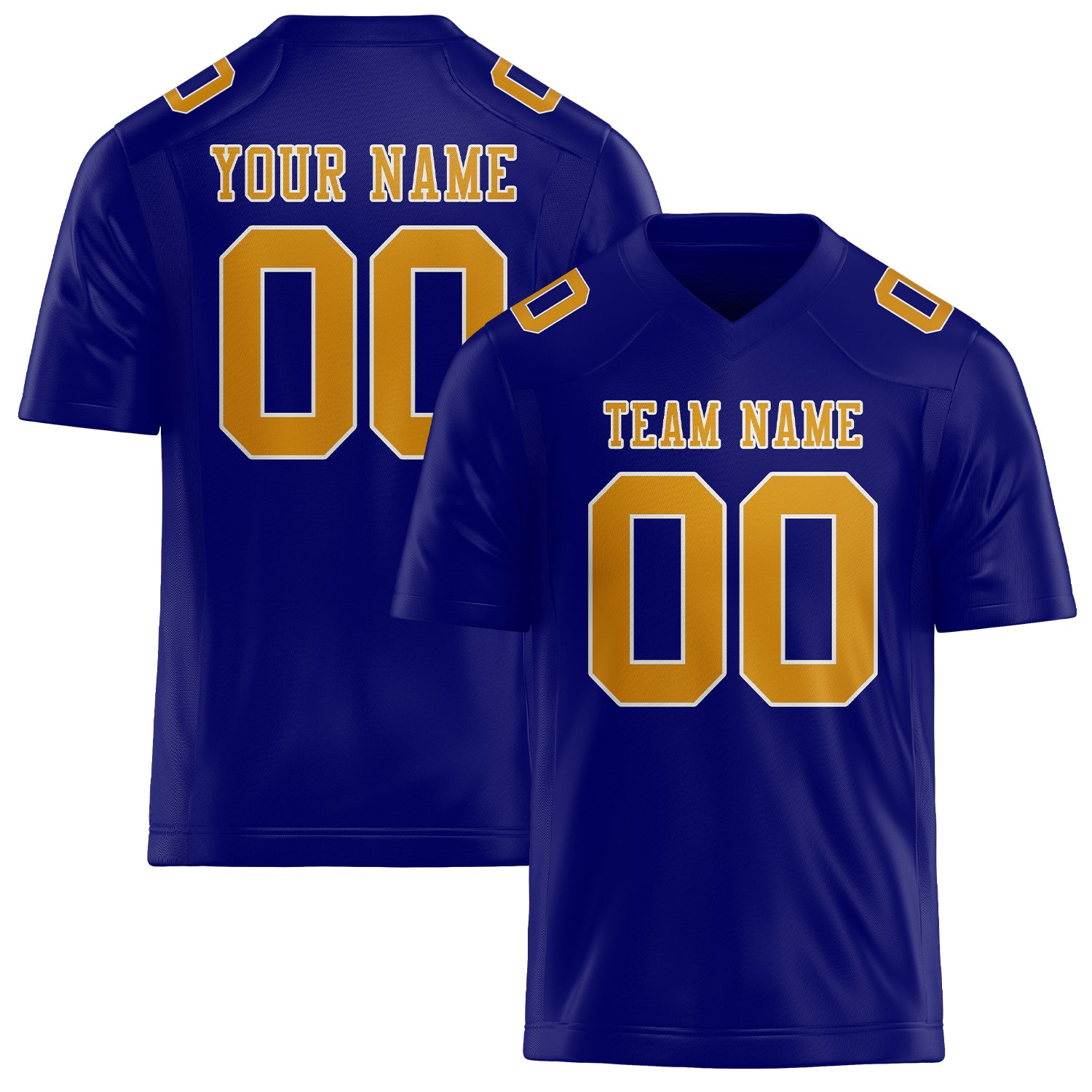 Maglia da rugby professionale personalizzata blu cielo e gialla