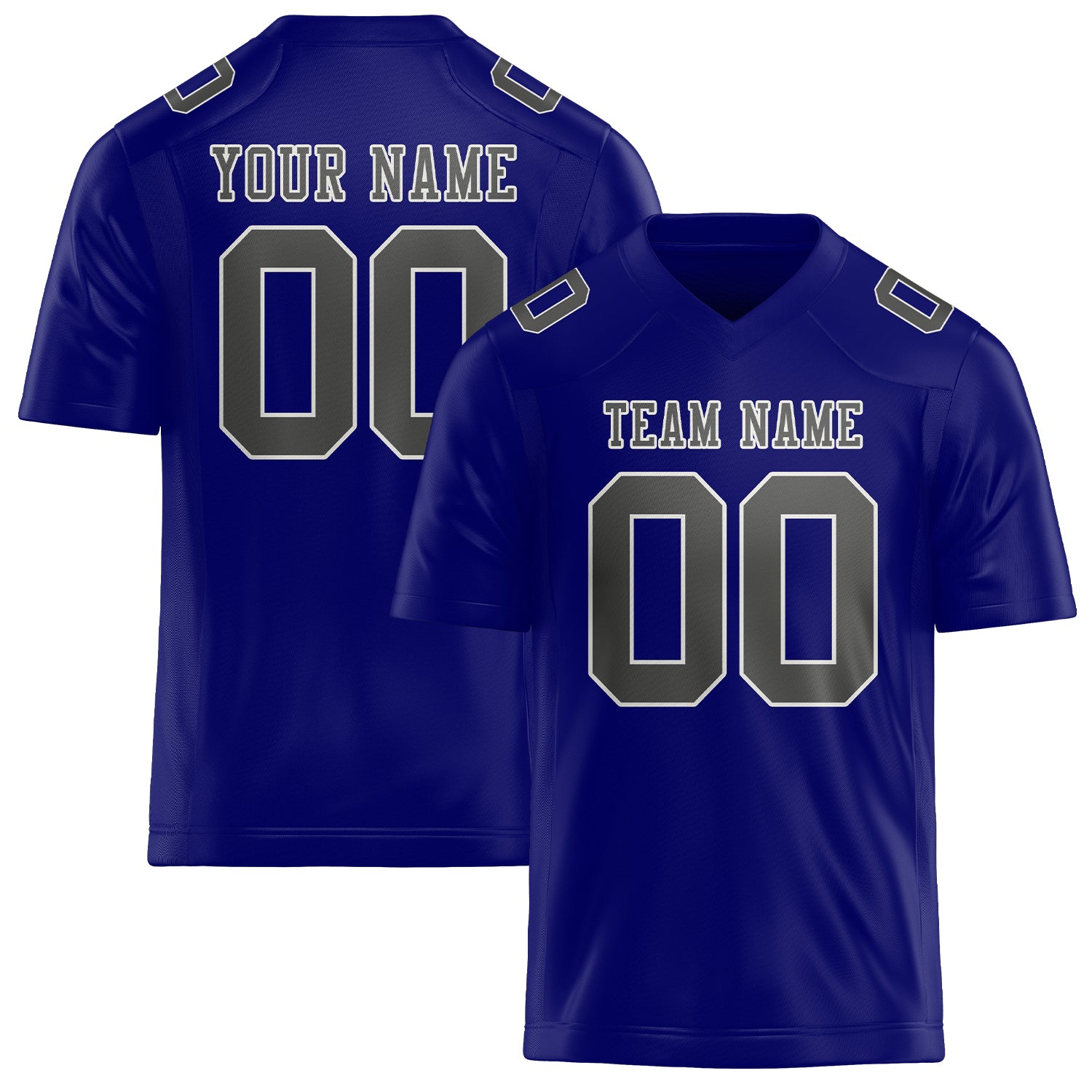 Maglia da rugby professionale personalizzata blu cielo grigio scuro