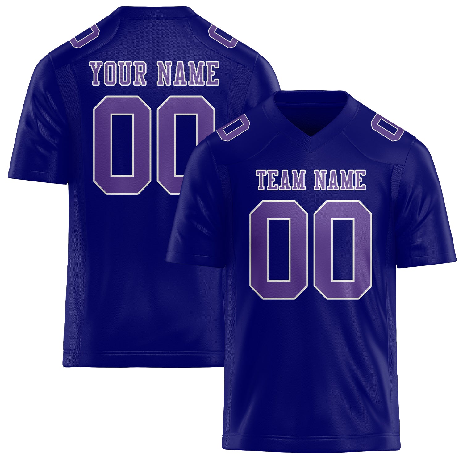 Maglia da rugby personalizzata professionale blu cielo lavanda