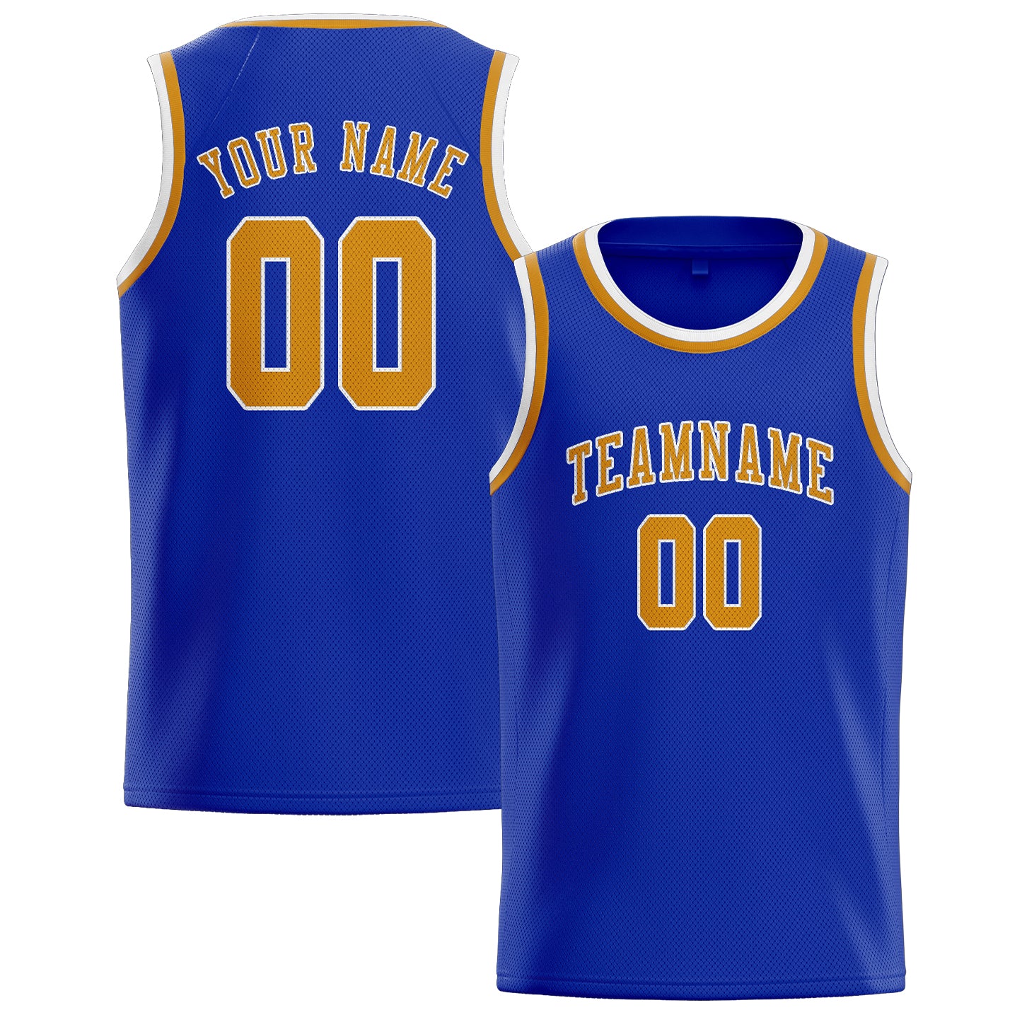 Benutzerdefiniertes Professionelles Himmelblau Gelb Basketballtrikot