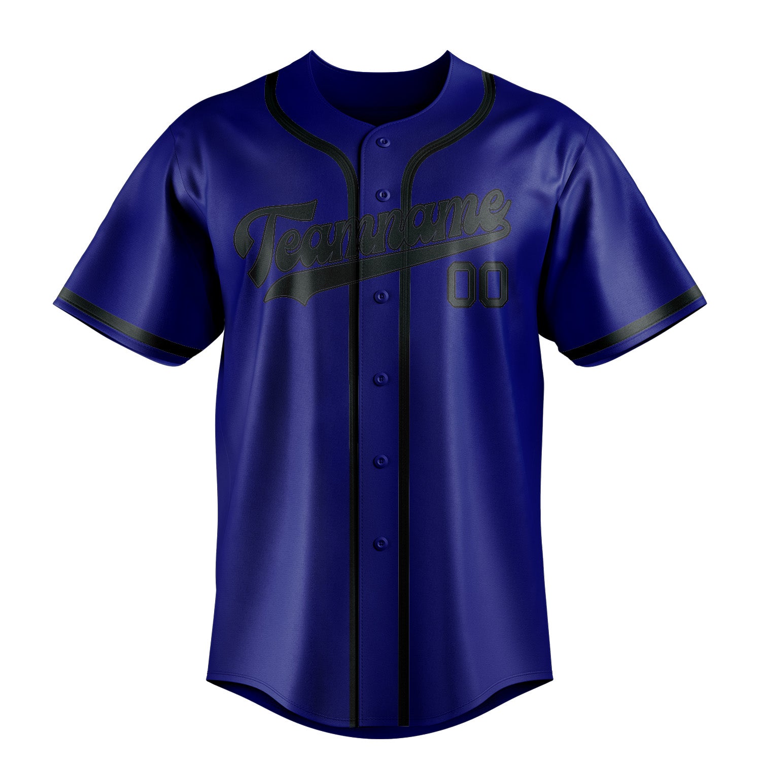 Benutzerdefiniertes Professionelles Himmelblau Dunkelgrau Baseballtrikot