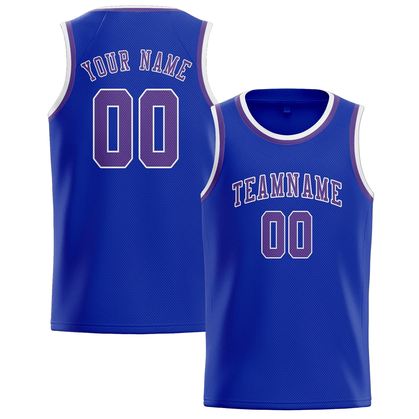 Benutzerdefiniertes Professionelles Himmelblau Lavendel Basketballtrikot