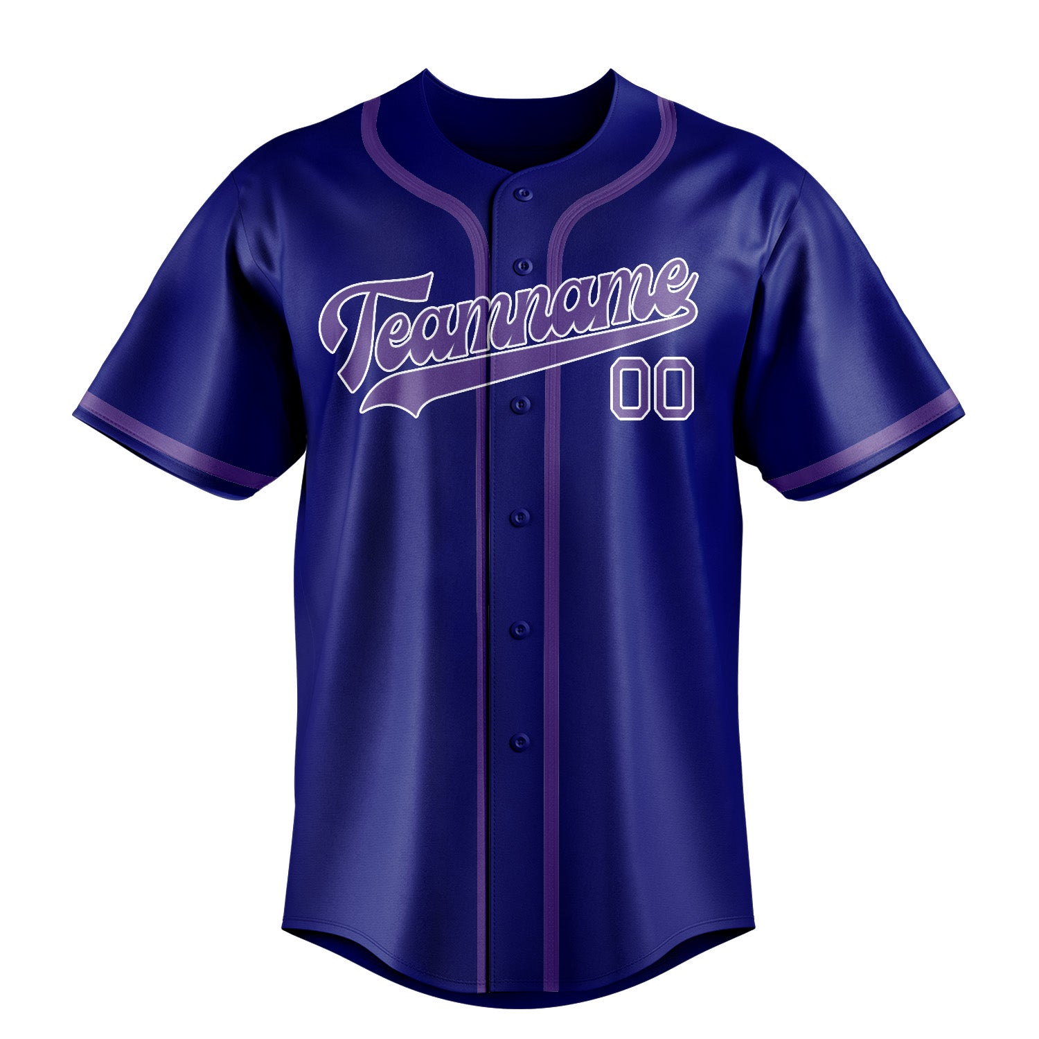 Benutzerdefiniertes Professionelles Himmelblau Lavendel Baseballtrikot