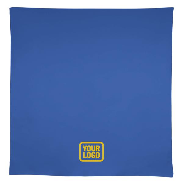 Tovaglia quadrata personalizzata color lavanda azzurro cielo