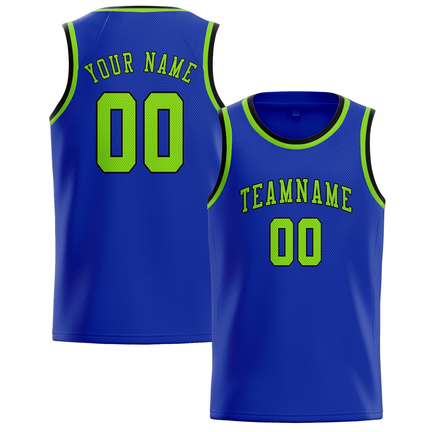 Benutzerdefiniertes Professionelles Himmelblau Smaragdgrün Basketballtrikot