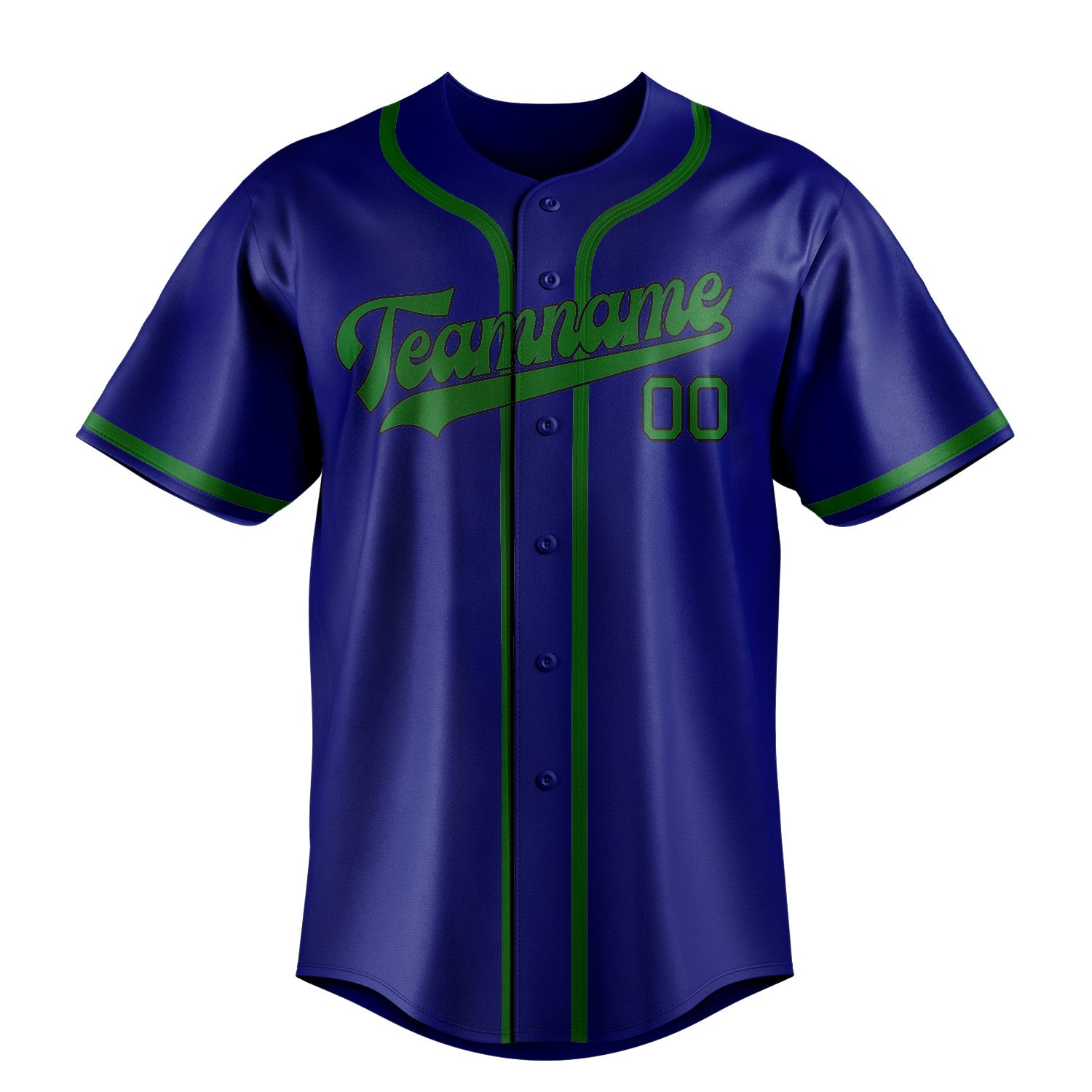 Benutzerdefiniertes Professionelles Himmelblau Smaragdgrün Baseballtrikot