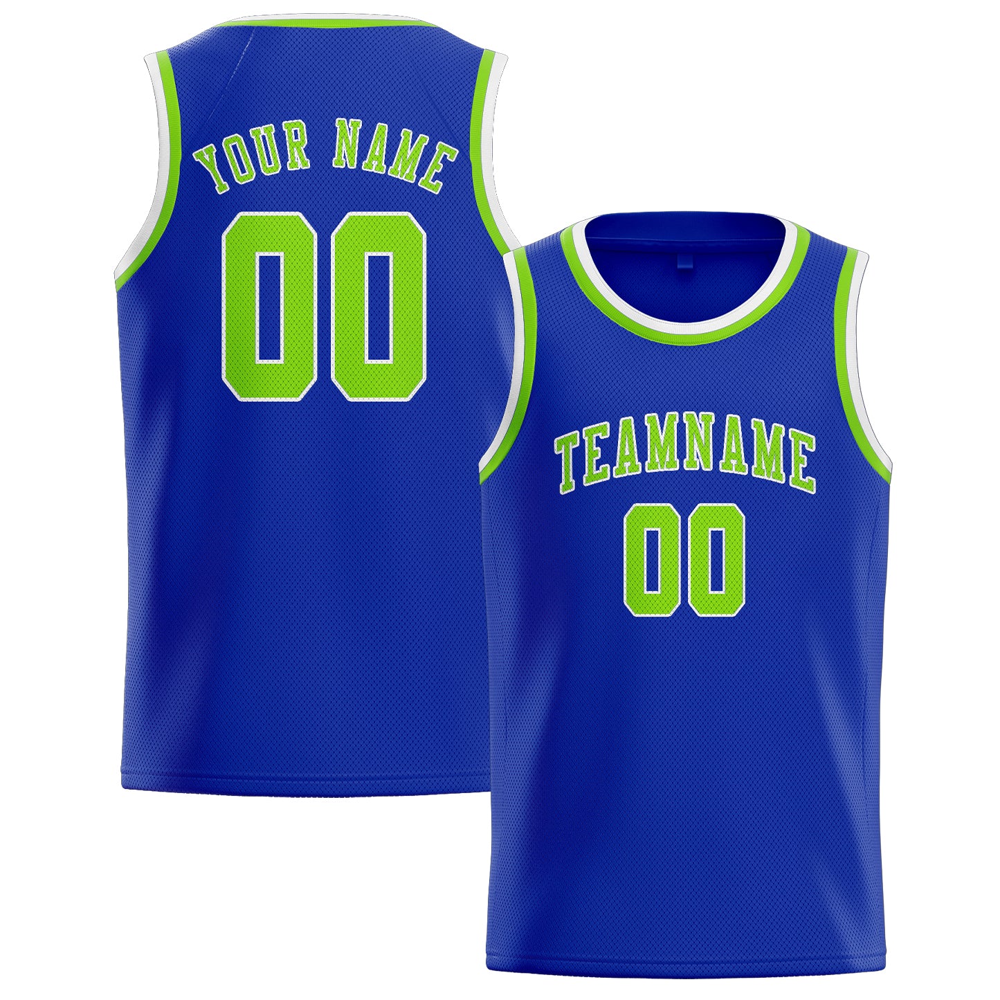 Benutzerdefiniertes Professionelles Himmelblau Smaragdgrün Basketballtrikot