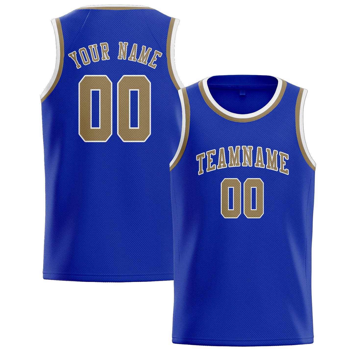 Benutzerdefiniertes Professionelles Himmelblau Hellkhaki Basketballtrikot