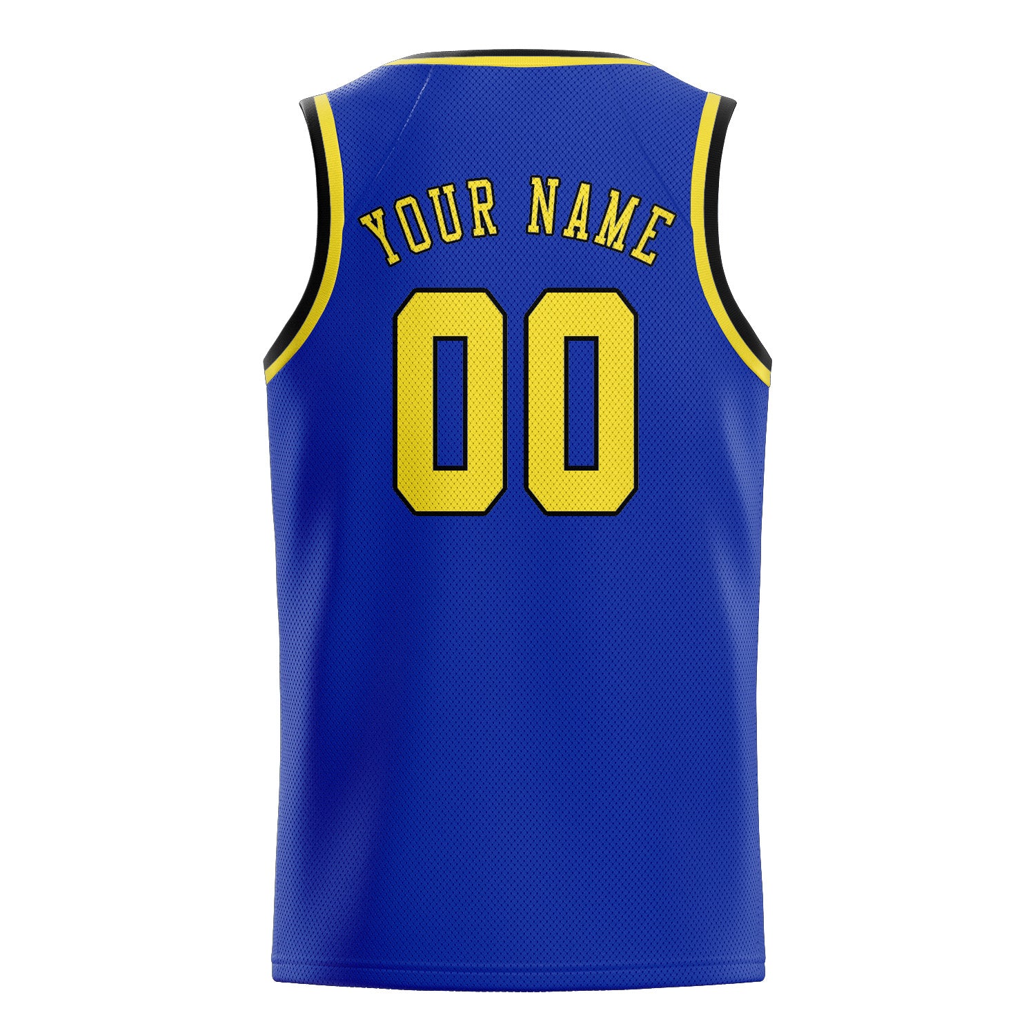Benutzerdefiniertes Professionelles Himmelblau Blassgelb Basketballtrikot