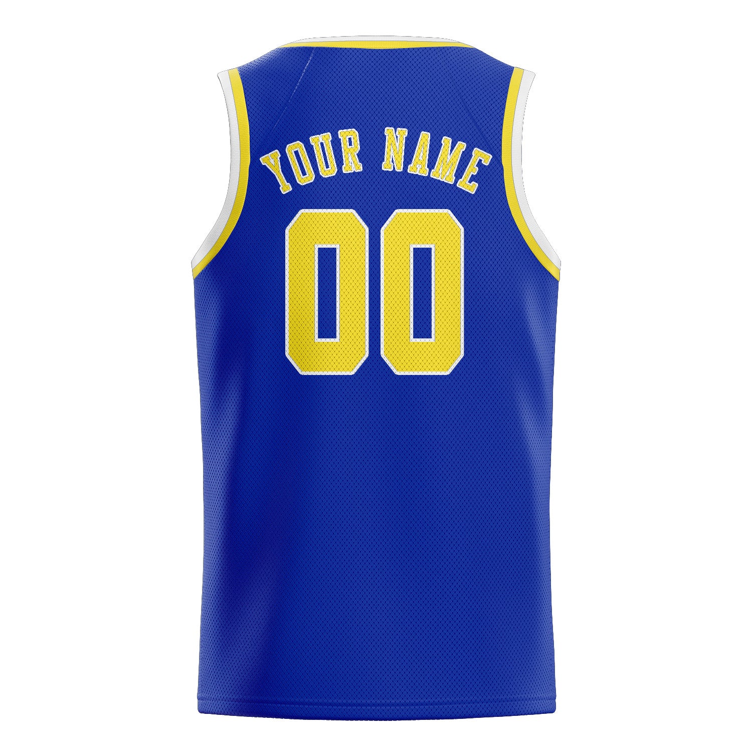 Benutzerdefiniertes Professionelles Himmelblau Blassgelb Basketballtrikot