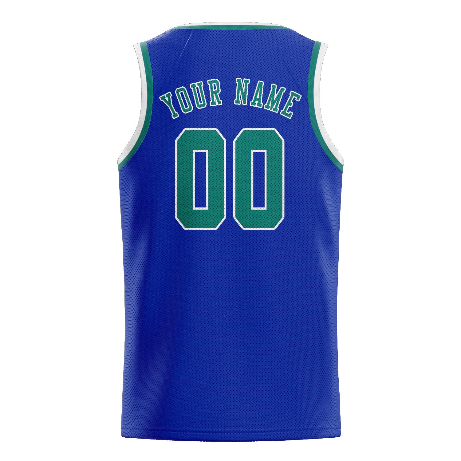 Benutzerdefiniertes Professionelles Himmelblau Blaugrün Basketballtrikot